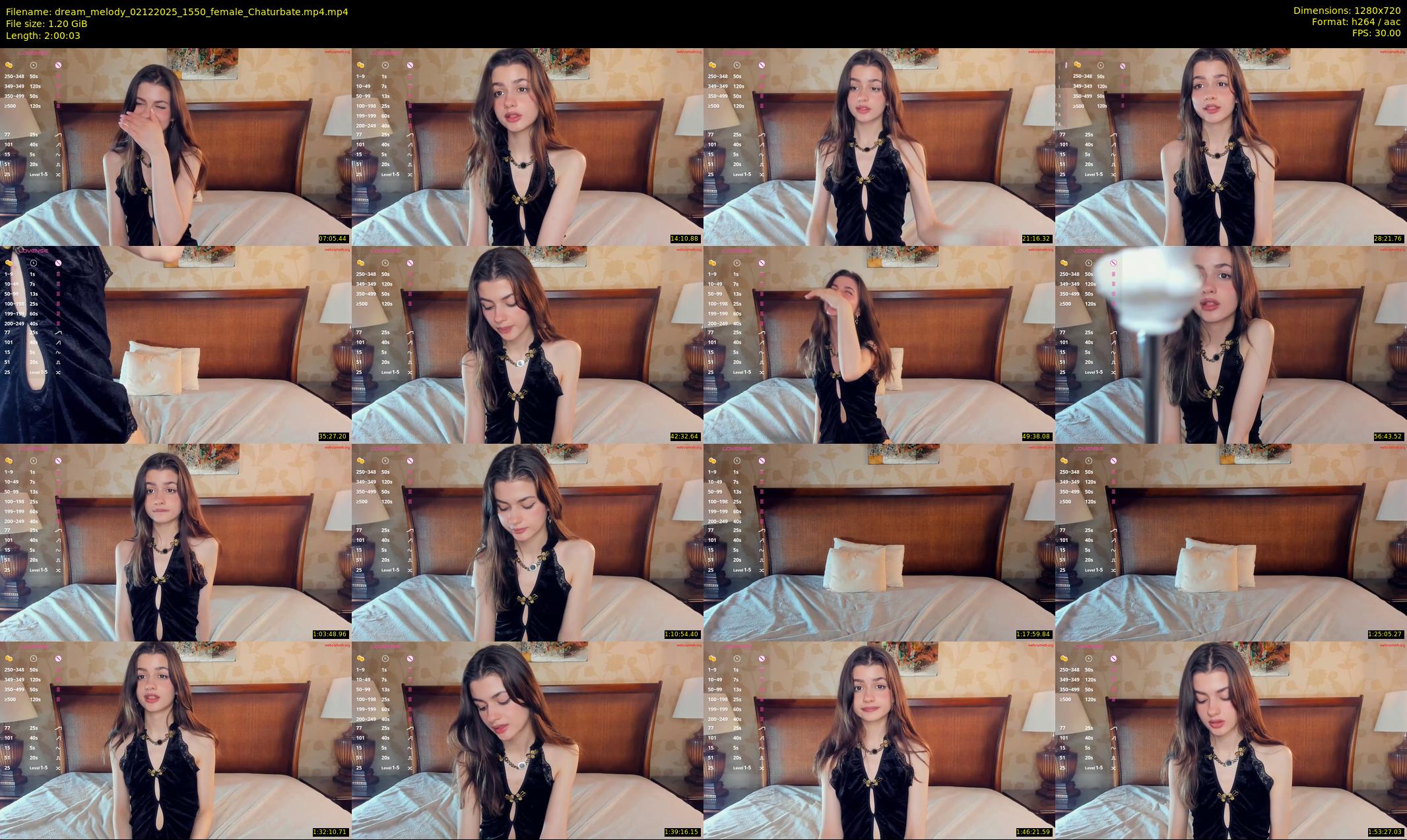 dream_melody — 121 minute Chaturbate female cam show recording, 720p, Dec 2, 2025