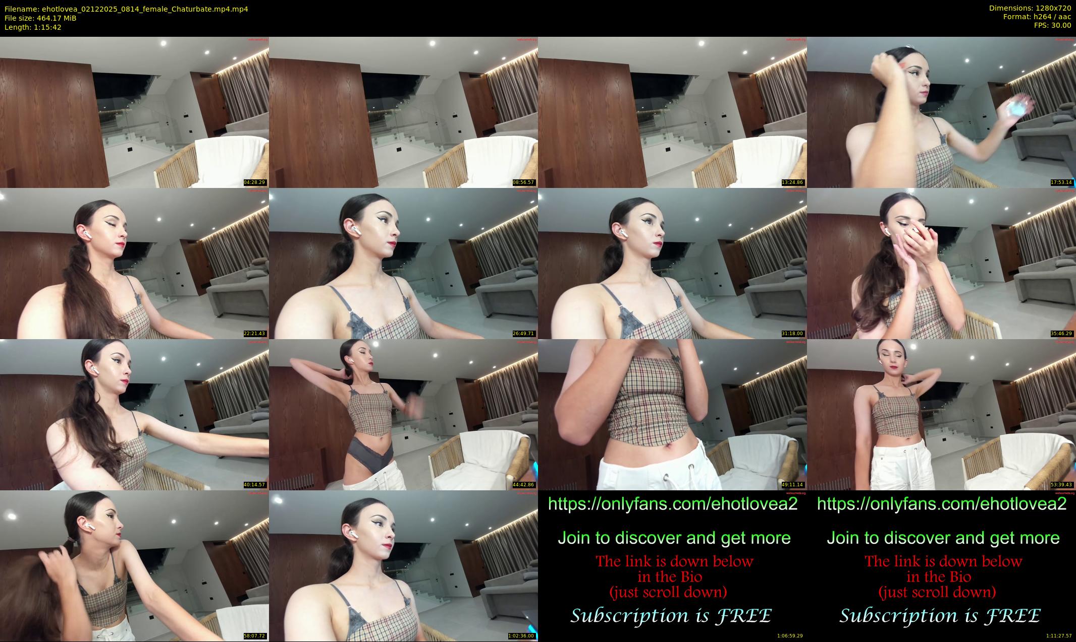 ehotlovea — 76 minute Chaturbate female cam show recording, 720p, Dec 2, 2025