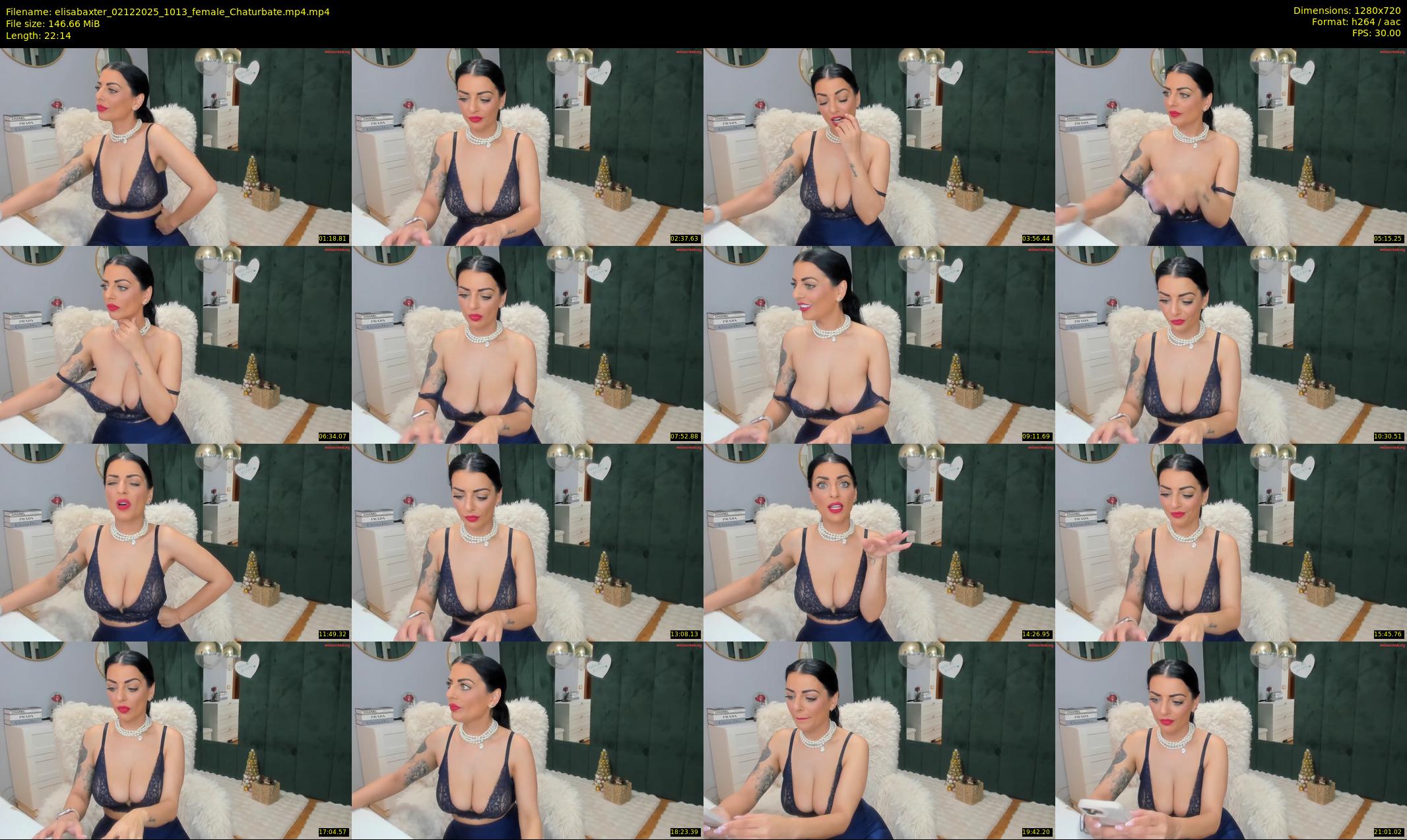 elisabaxter — 23 minute Chaturbate female cam show recording, 720p, Dec 2, 2025