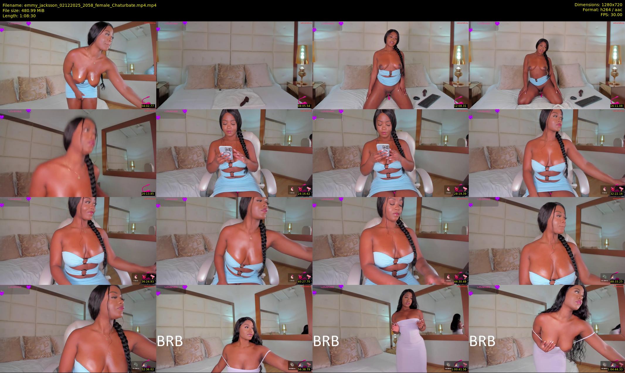 emmy_jacksson — 69 minute Chaturbate female cam show recording, 720p, Dec 2, 2025