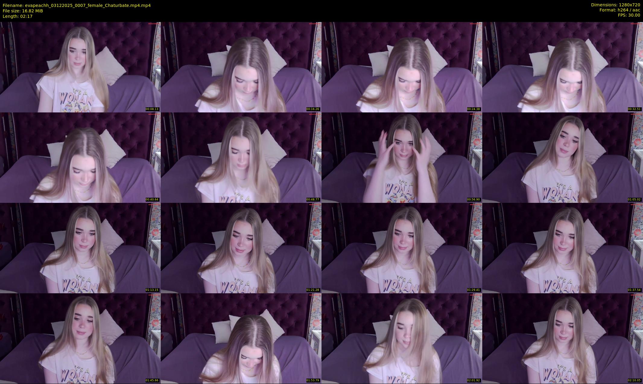 evapeachh — 3 minute Chaturbate female cam show recording, 720p, Dec 3, 2025