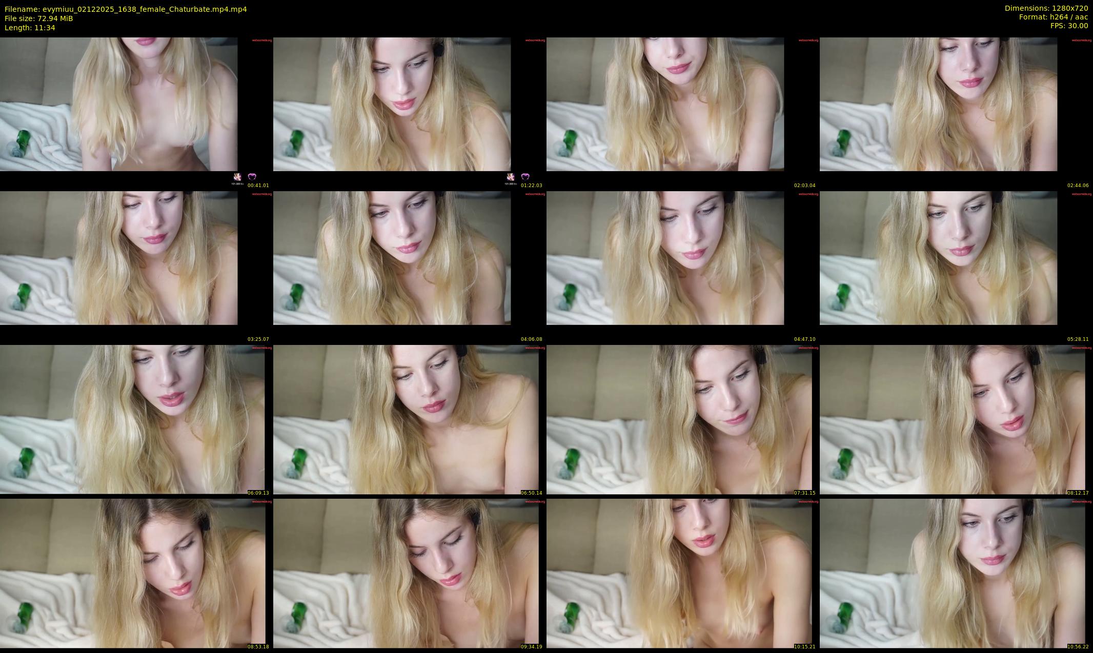 evymiuu — 12 minute Chaturbate female cam show recording, 720p, Dec 2, 2025