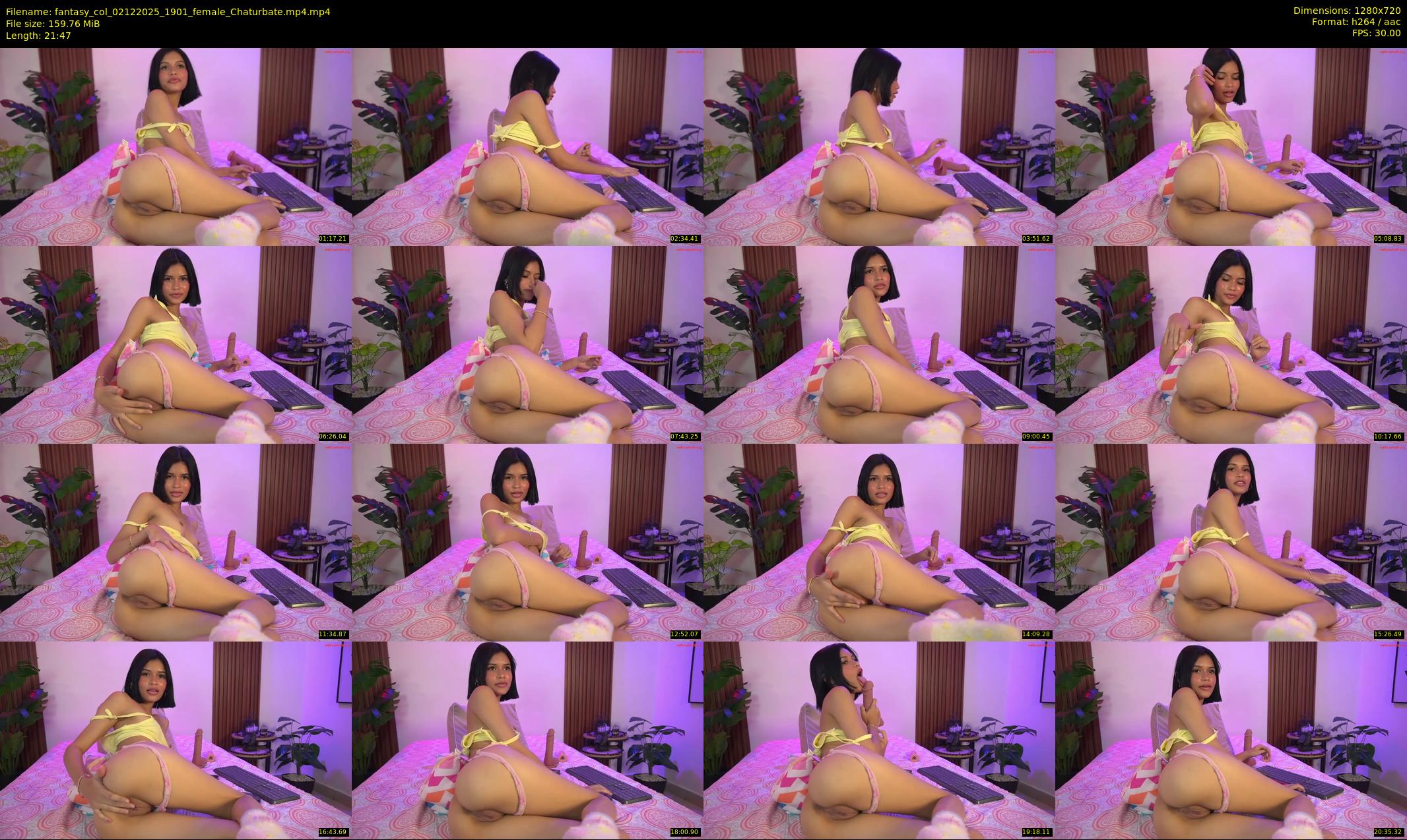 fantasy_col — 22 minute Chaturbate female cam show recording, 720p, Dec 2, 2025