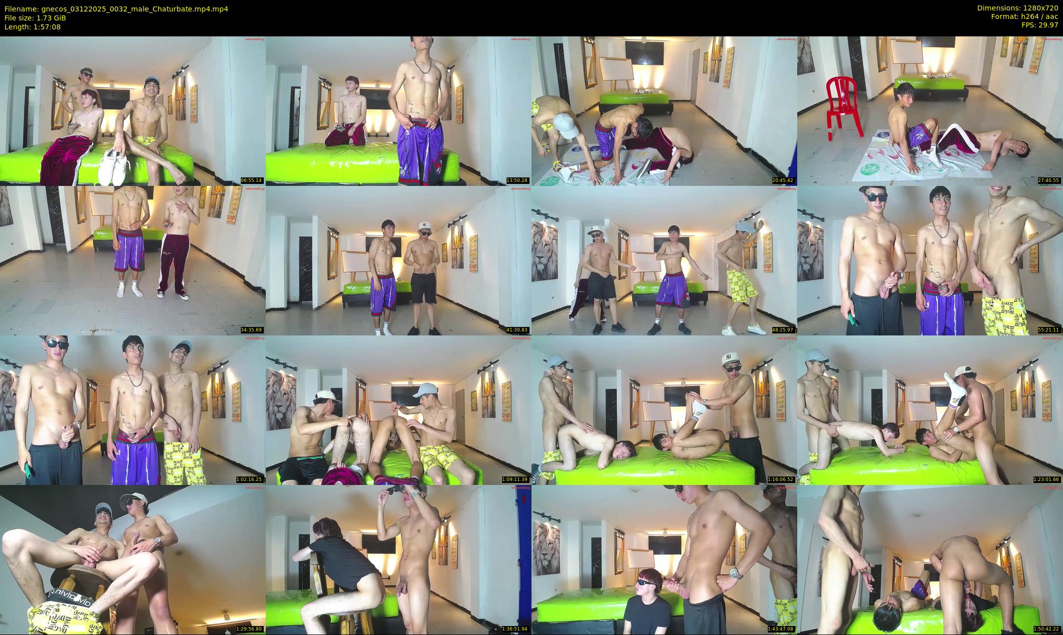 gnecos — 118 minute Chaturbate male cam show recording, 720p, Dec 3, 2025