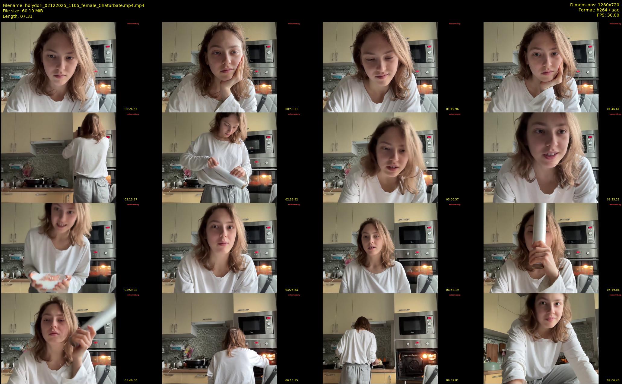 holydori — 8 minute Chaturbate female cam show recording, 720p, Dec 2, 2025