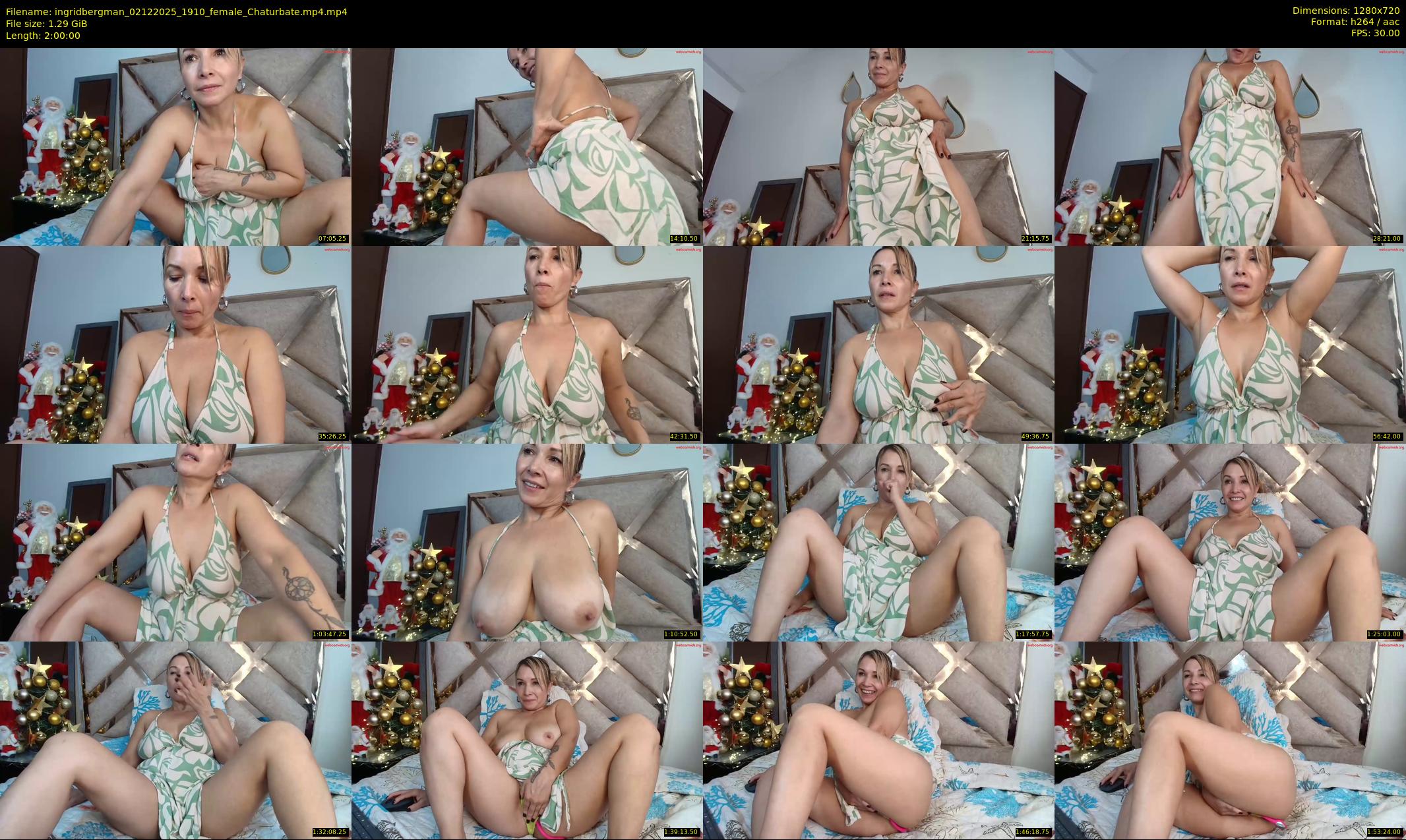 ingridbergman — 120 minute Chaturbate female cam show recording, 720p, Dec 2, 2025