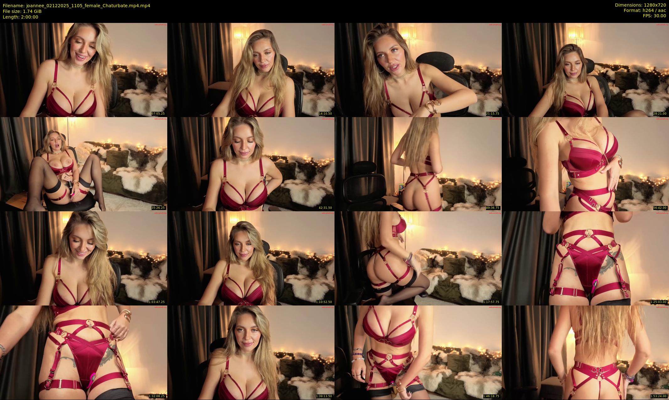 joannee — 120 minute Chaturbate female cam show recording, 720p, Dec 2, 2025
