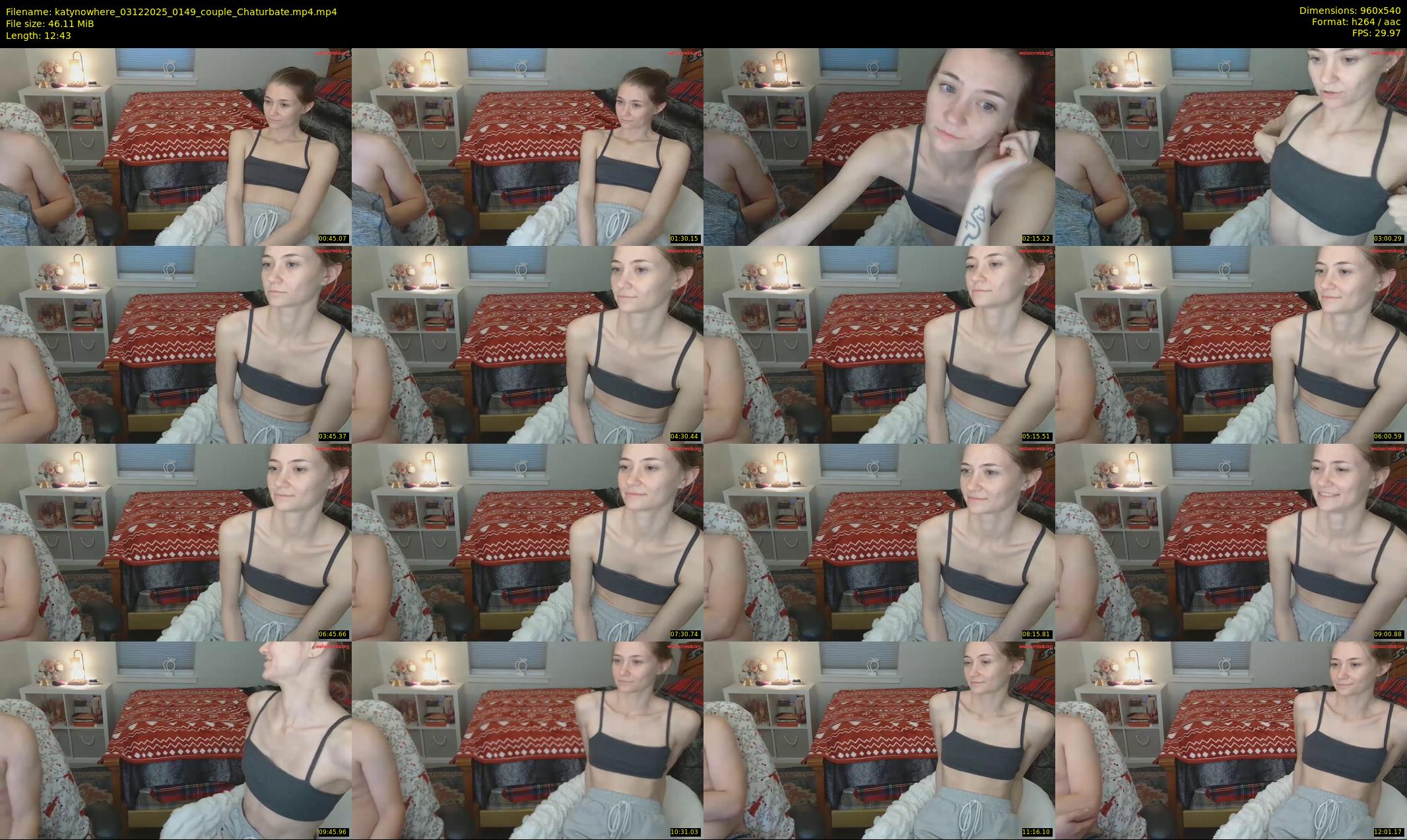 katynowhere — 13 minute Chaturbate female cam show recording, 480p, Dec 3, 2025