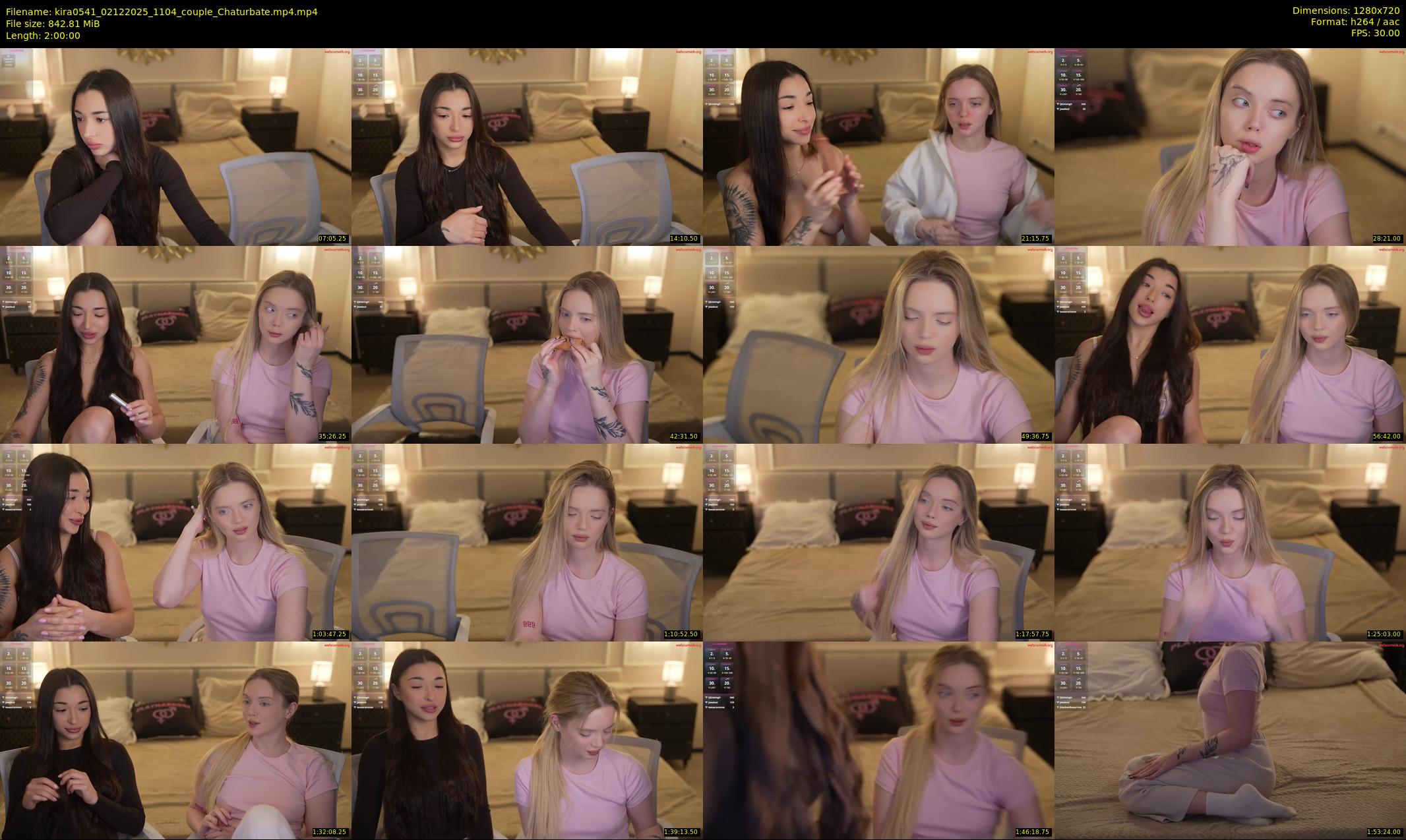 kira0541 — 120 minute Chaturbate couple cam show recording, 720p, Dec 2, 2025