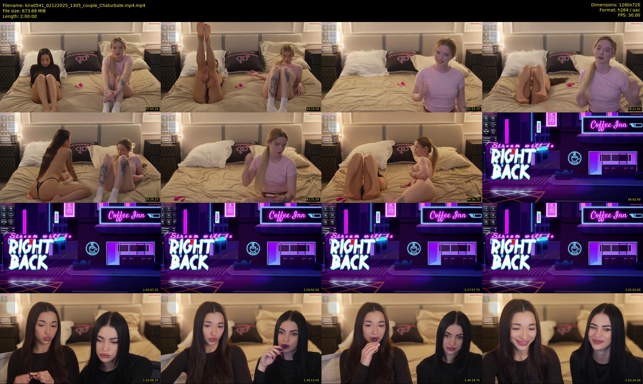kira0541 — 120 minute Chaturbate couple cam show recording, 720p, Dec 2, 2025