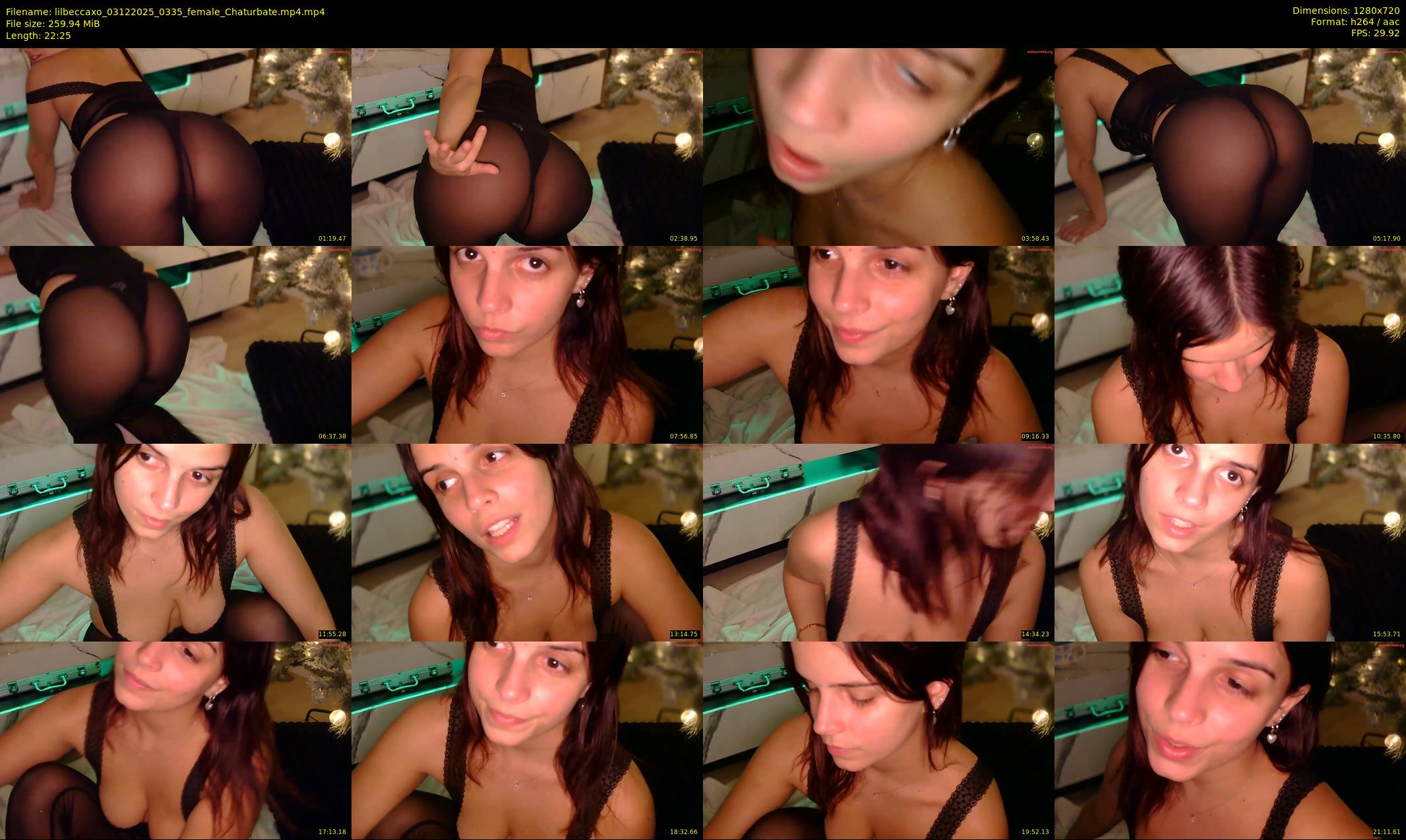 lilbeccaxo — 23 minute Chaturbate female cam show recording, 720p, Dec 3, 2025
