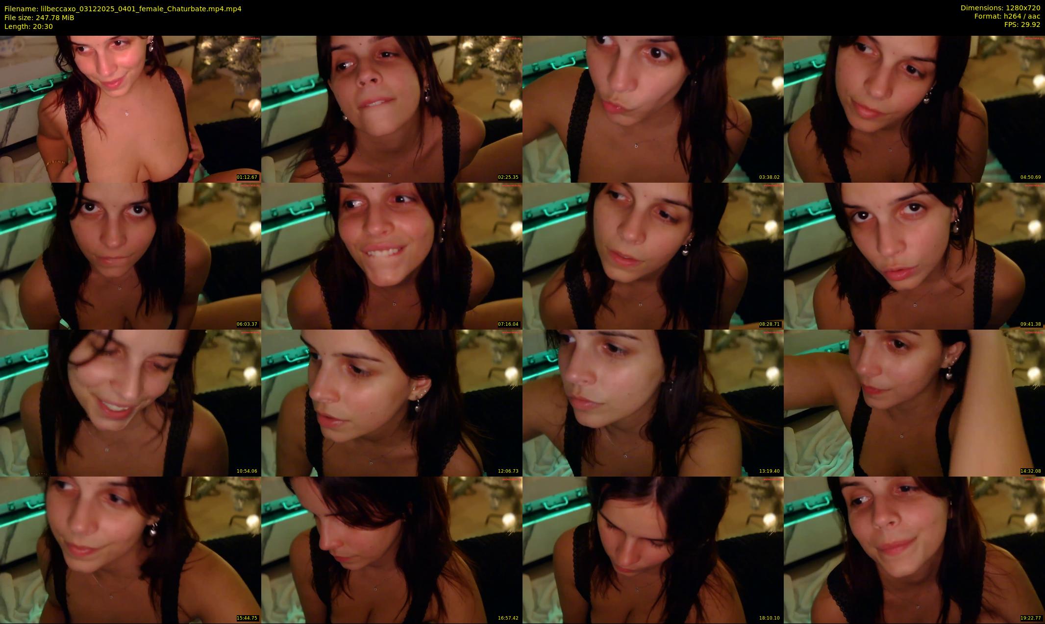 lilbeccaxo — 21 minute Chaturbate female cam show recording, 720p, Dec 3, 2025