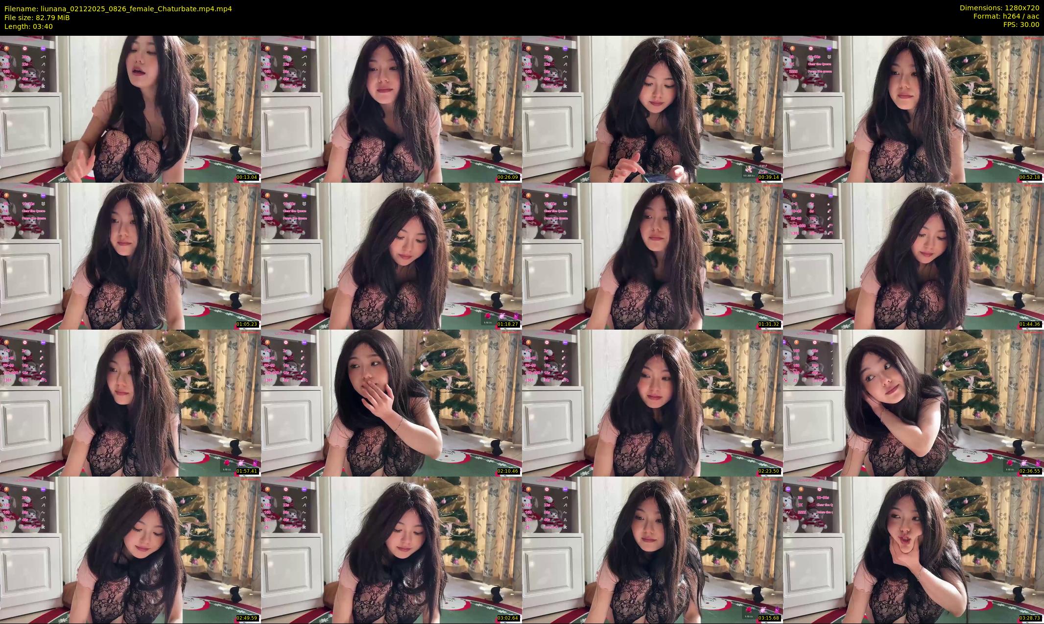 liunana — 4 minute Chaturbate female cam show recording, 720p, Dec 2, 2025