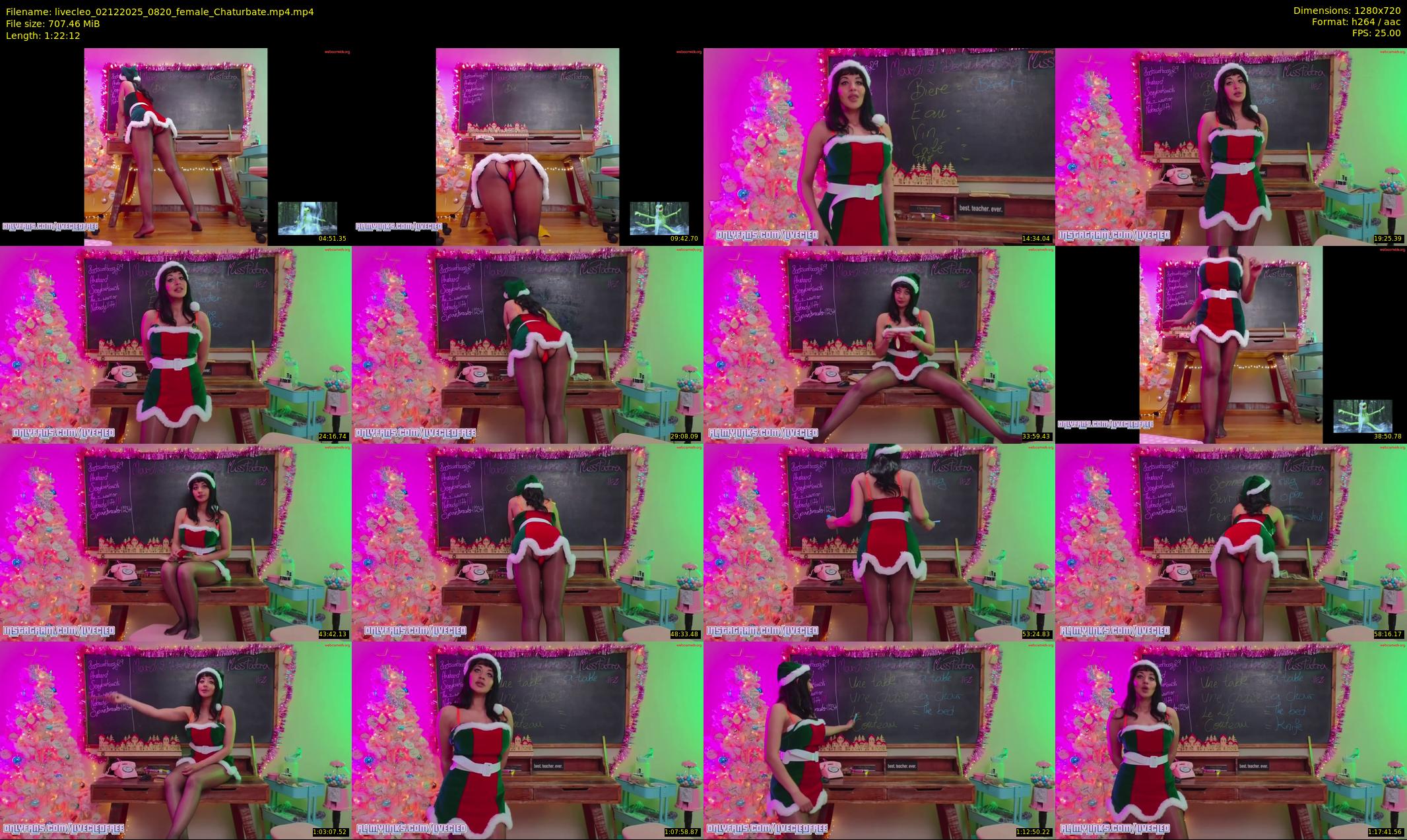 livecleo — 83 minute Chaturbate female cam show recording, 720p, Dec 2, 2025