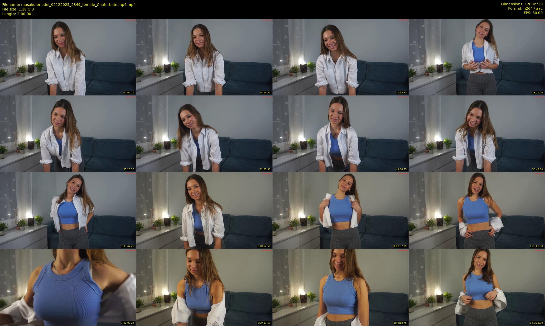 masakoamodei — 120 minute Chaturbate female cam show recording, 720p, Dec 2, 2025