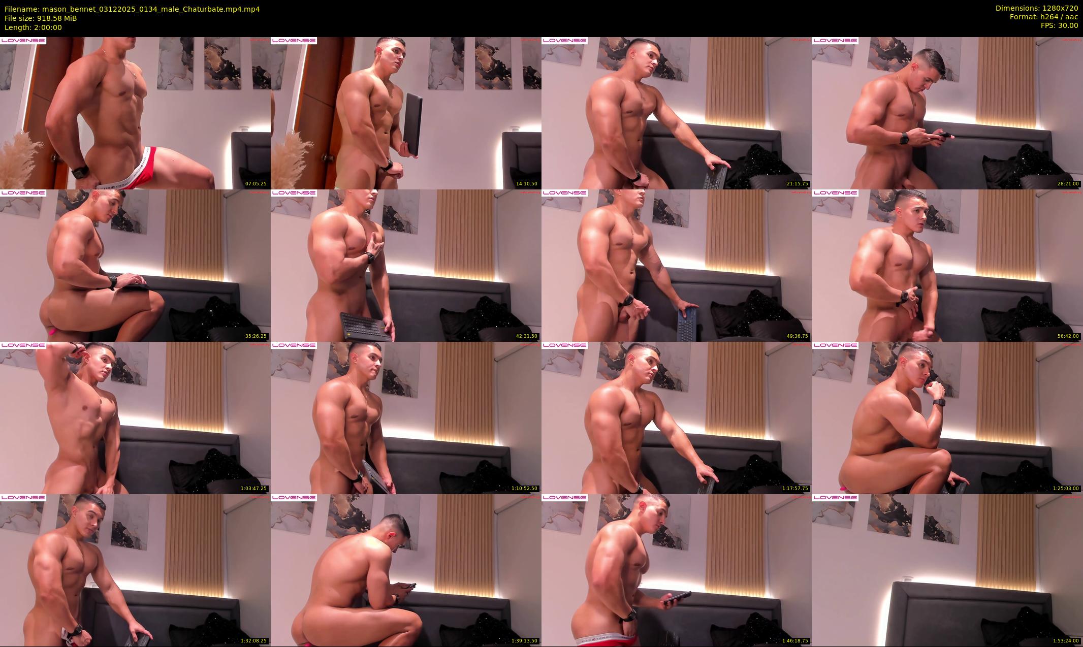 mason_bennet — 120 minute Chaturbate male cam show recording, 720p, Dec 3, 2025
