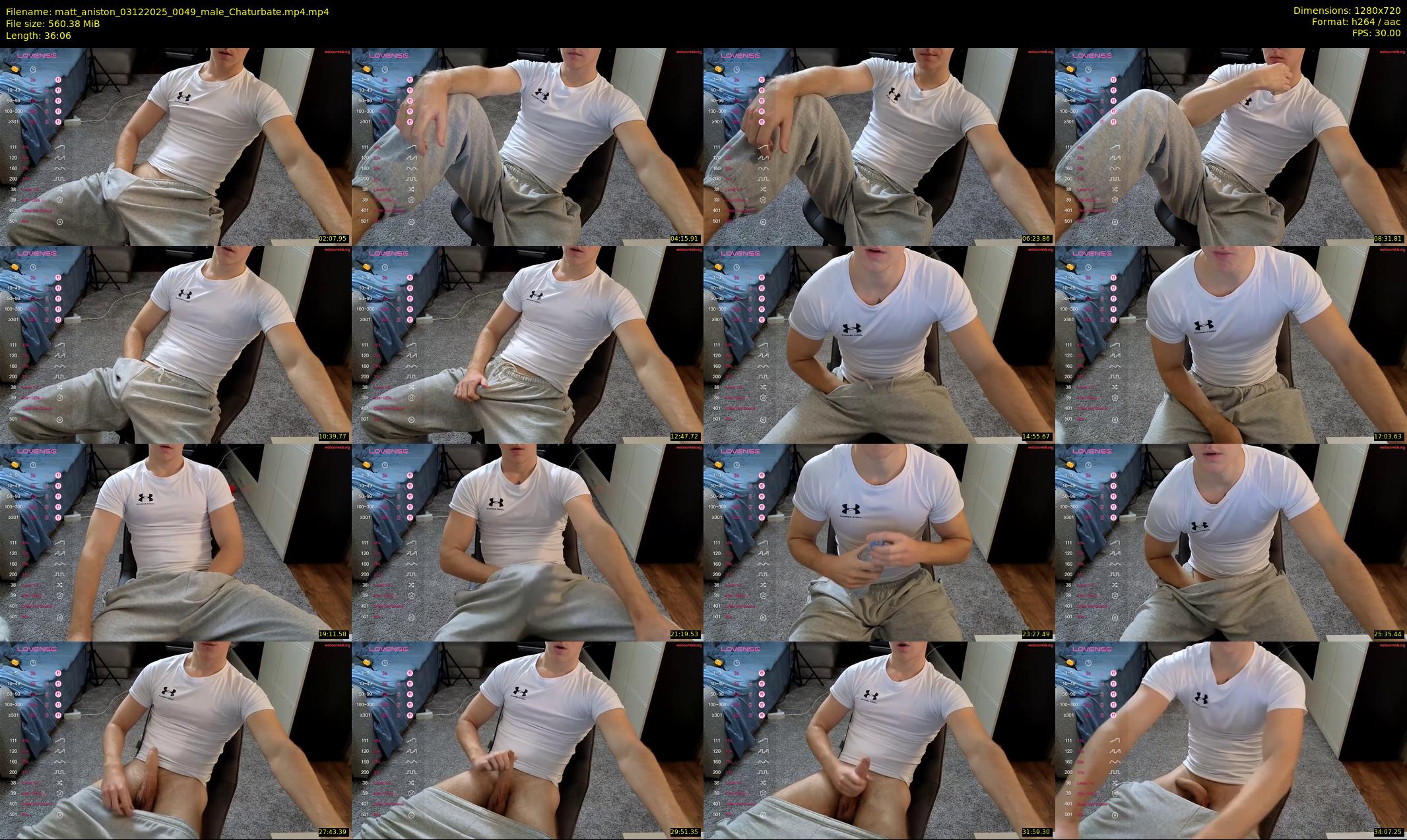matt_aniston — 37 minute Chaturbate male cam show recording, 720p, Dec 3, 2025