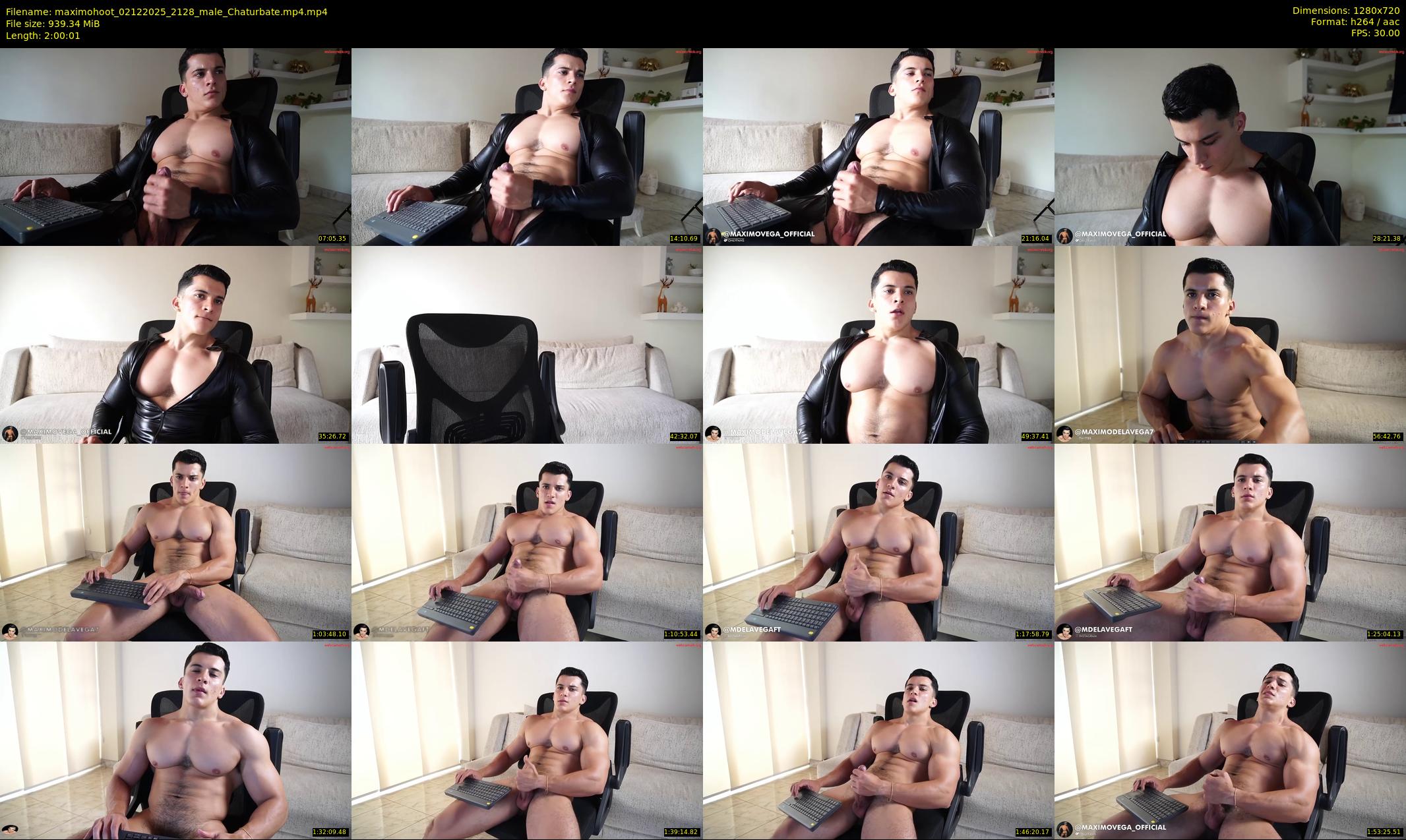 maximohoot — 121 minute Chaturbate male cam show recording, 720p, Dec 2, 2025