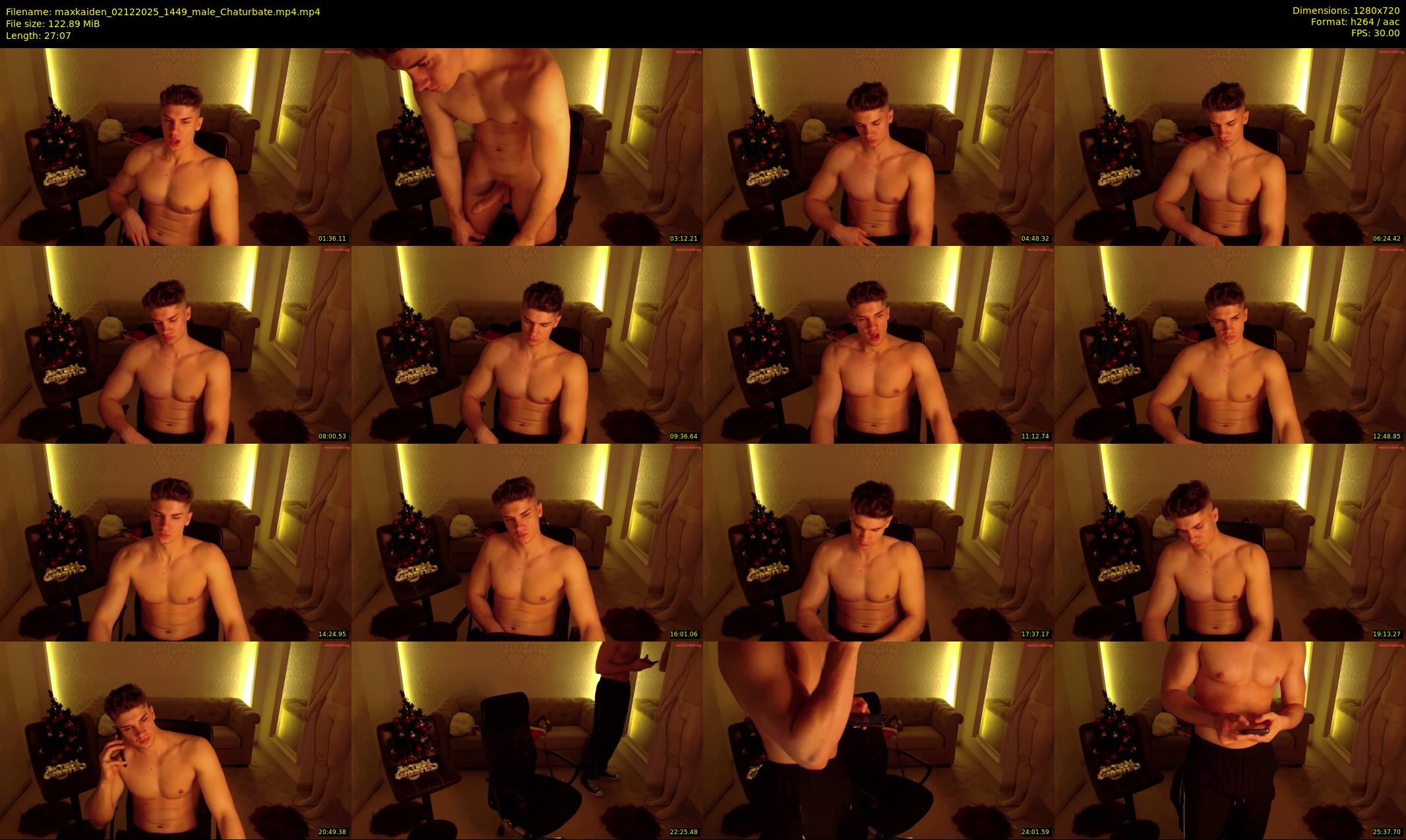 maxkaiden — 28 minute Chaturbate male cam show recording, 720p, Dec 2, 2025
