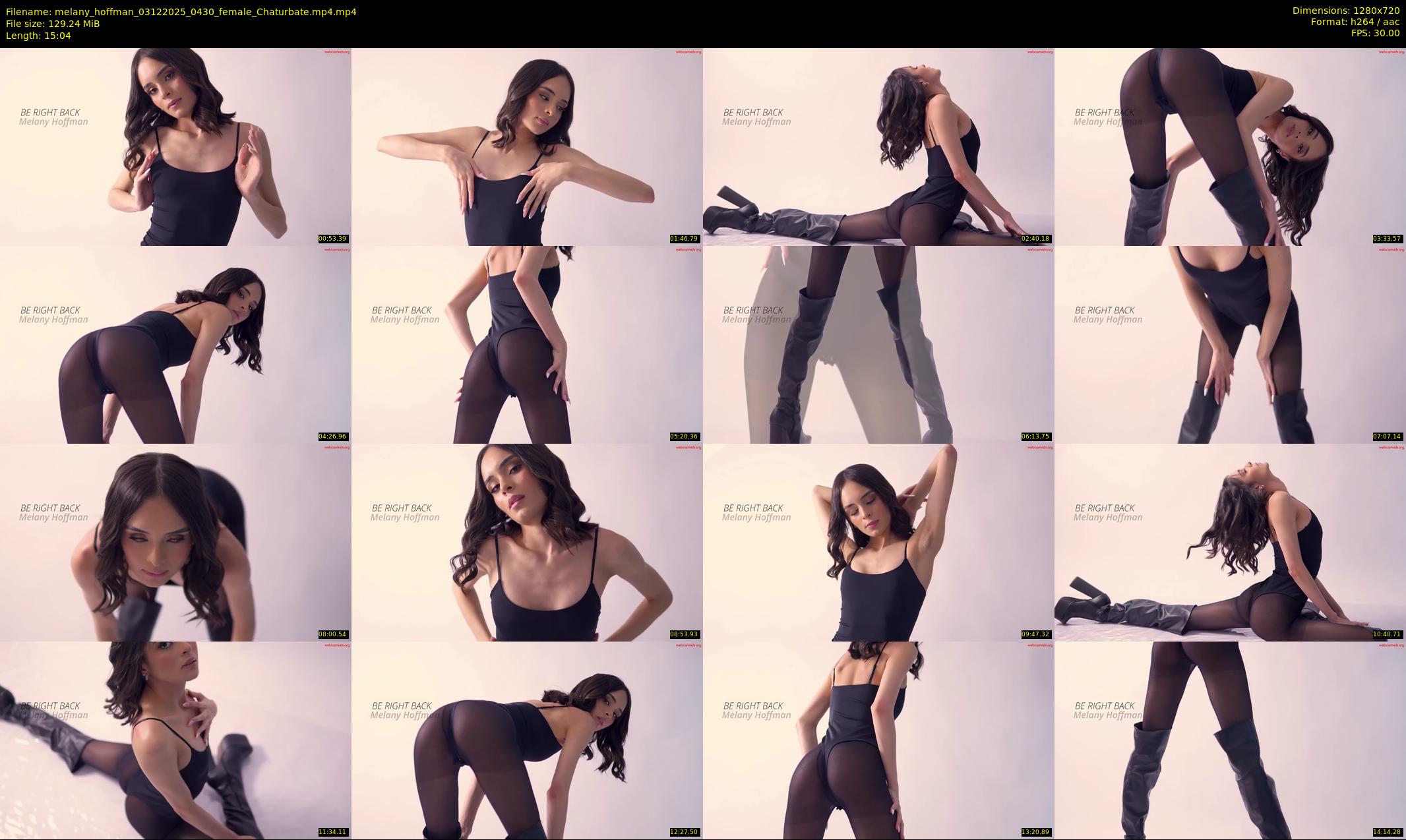 melany_hoffman — 16 minute Chaturbate female cam show recording, 720p, Dec 3, 2025