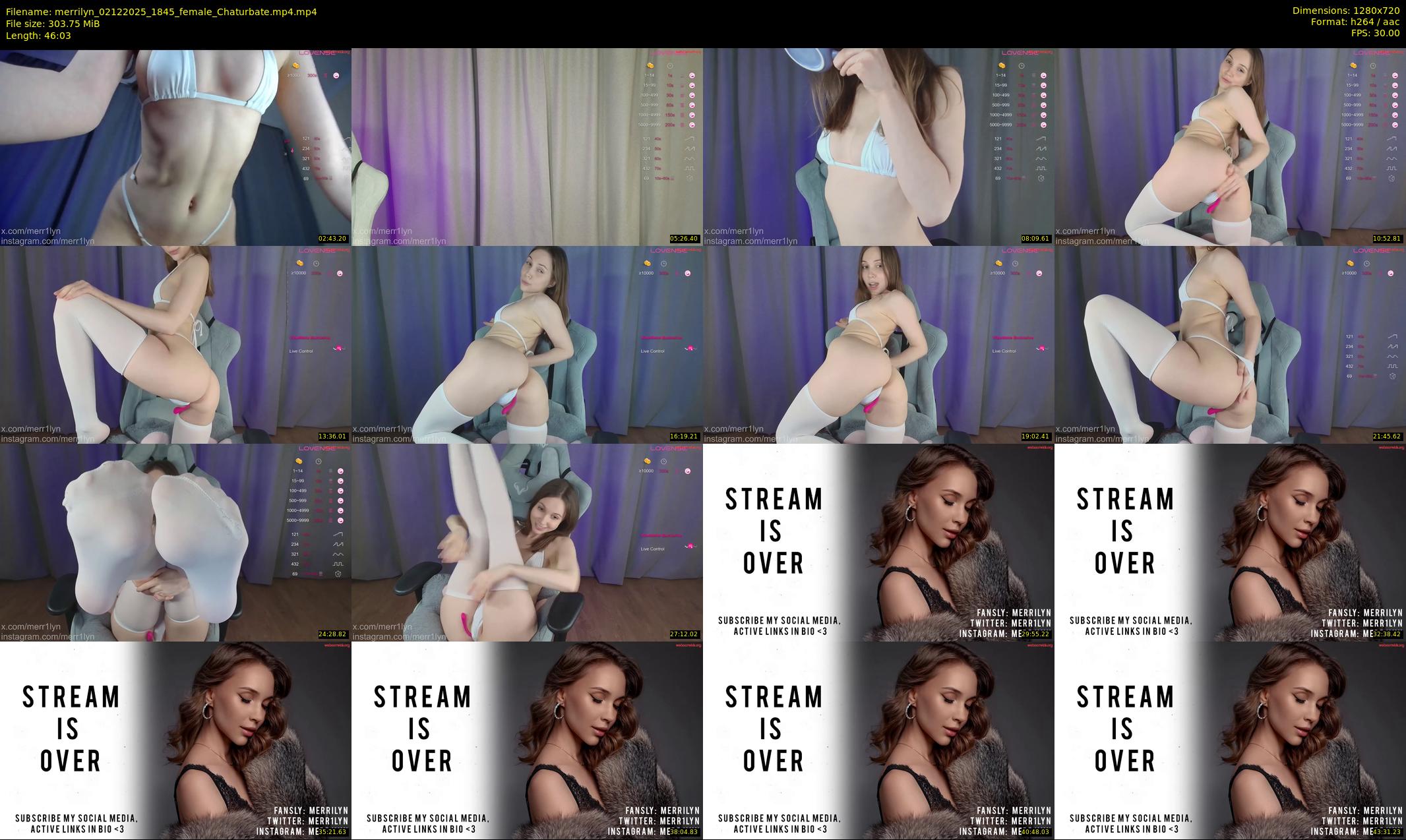 merrilyn — 47 minute Chaturbate female cam show recording, 720p, Dec 2, 2025