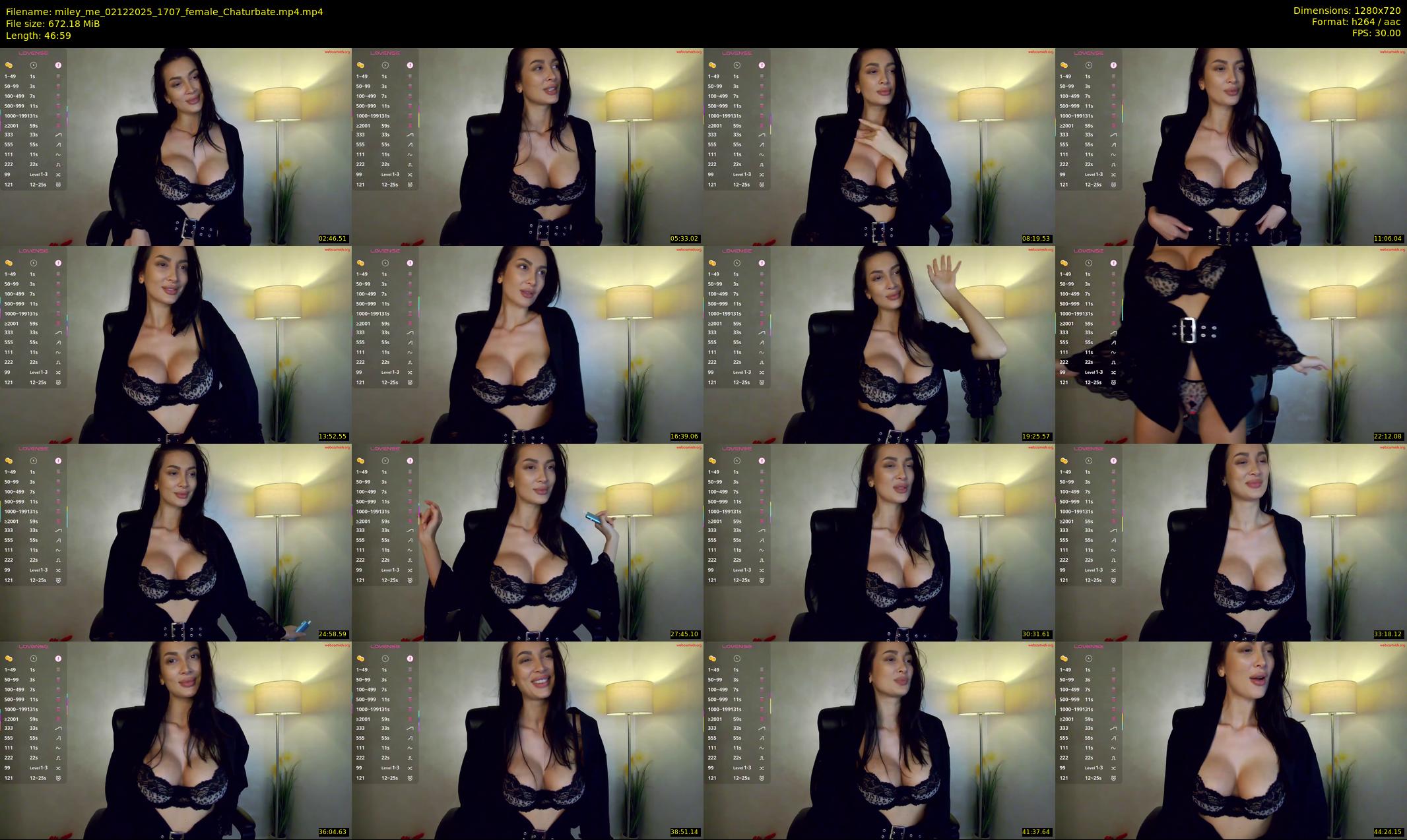 miley_me — 47 minute Chaturbate female cam show recording, 720p, Dec 2, 2025