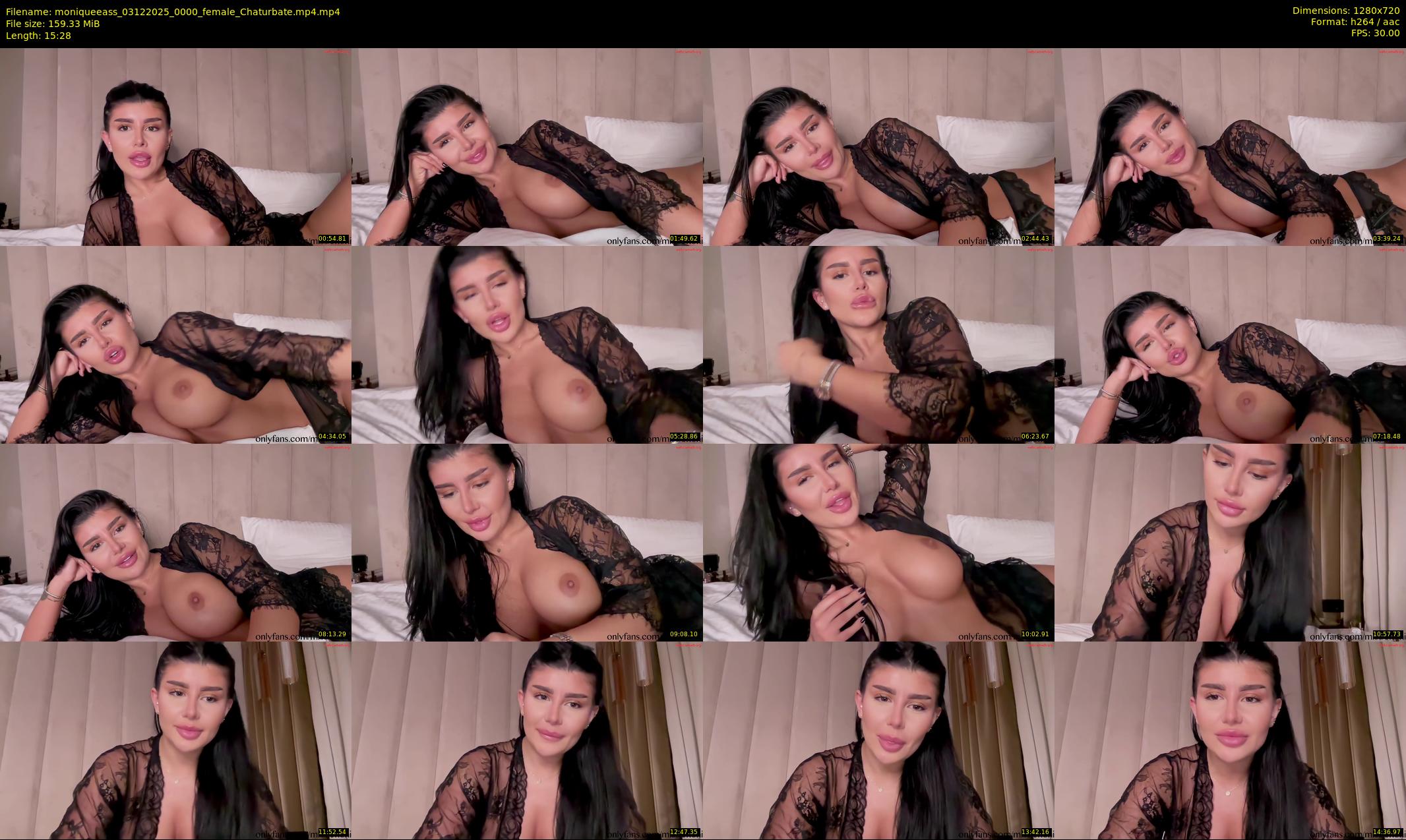 moniqueeass — 16 minute Chaturbate female cam show recording, 720p, Dec 3, 2025