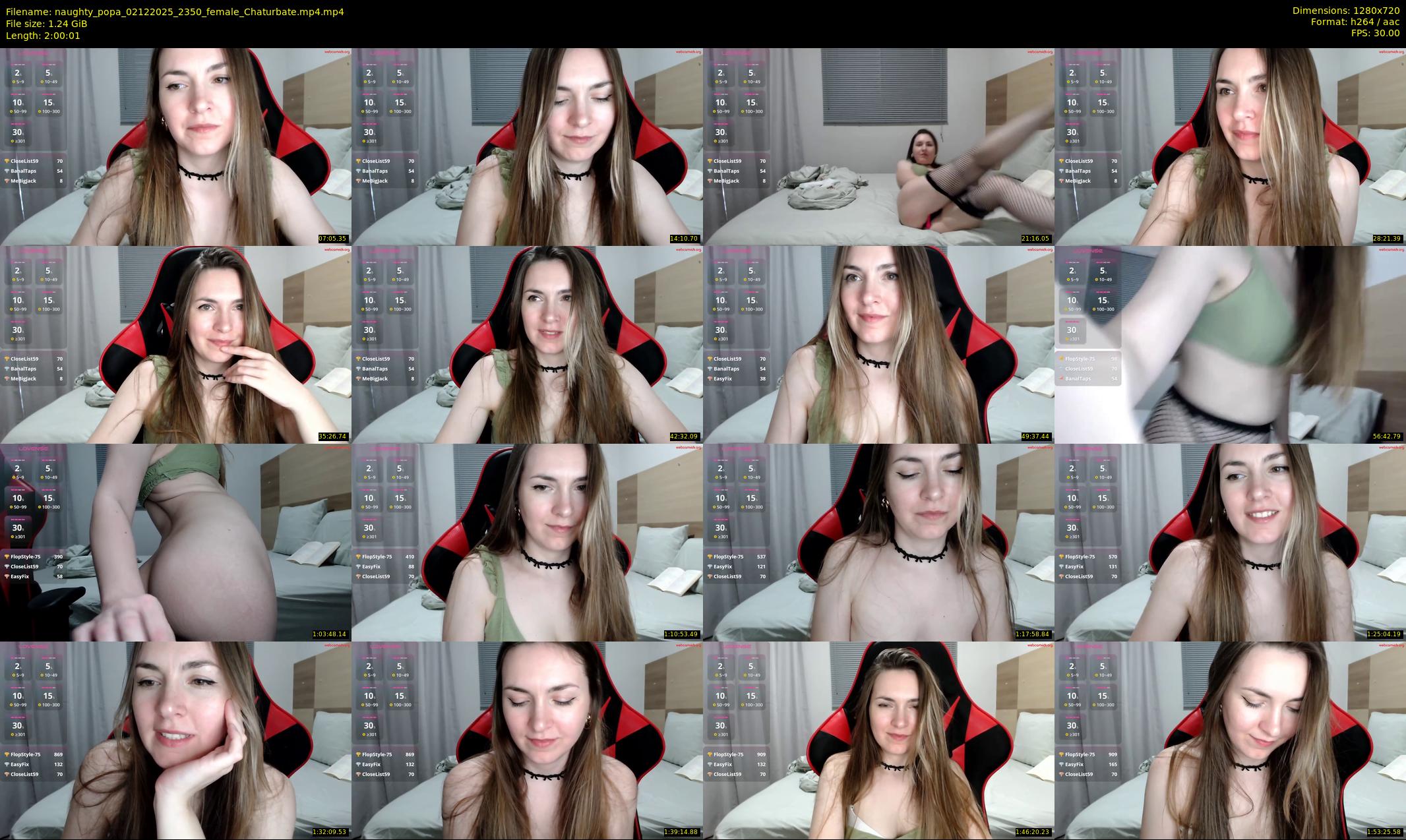 naughty_popa — 121 minute Chaturbate female cam show recording, 720p, Dec 2, 2025