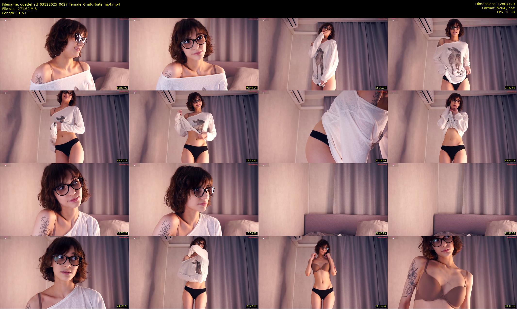 odettehatt — 32 minute Chaturbate female cam show recording, 720p, Dec 3, 2025