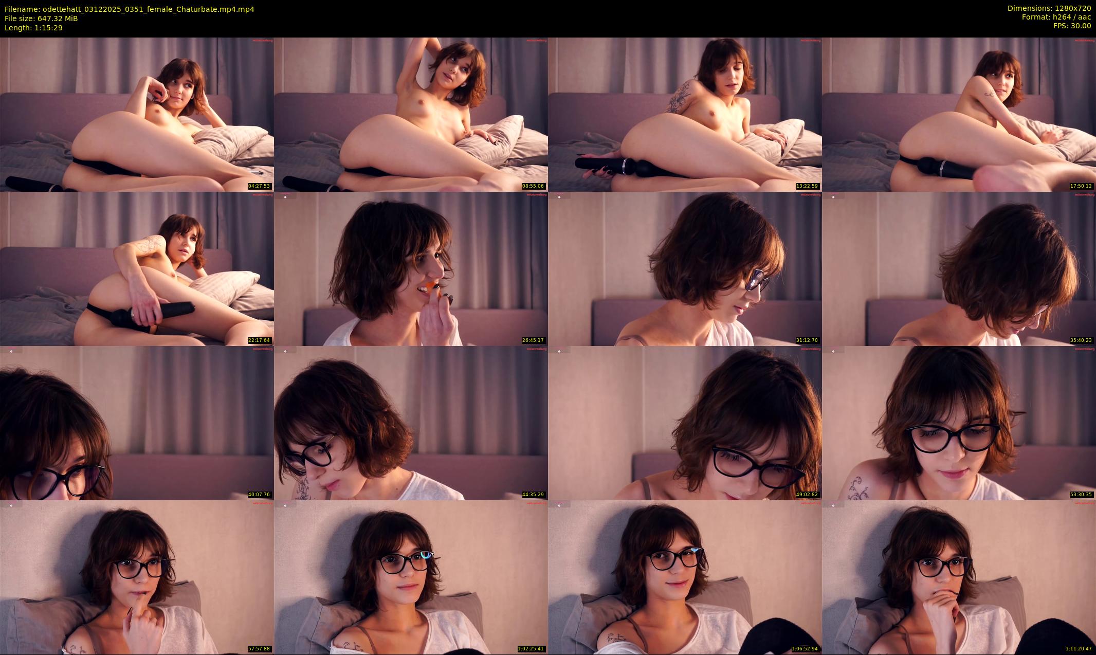 odettehatt — 76 minute Chaturbate female cam show recording, 720p, Dec 3, 2025