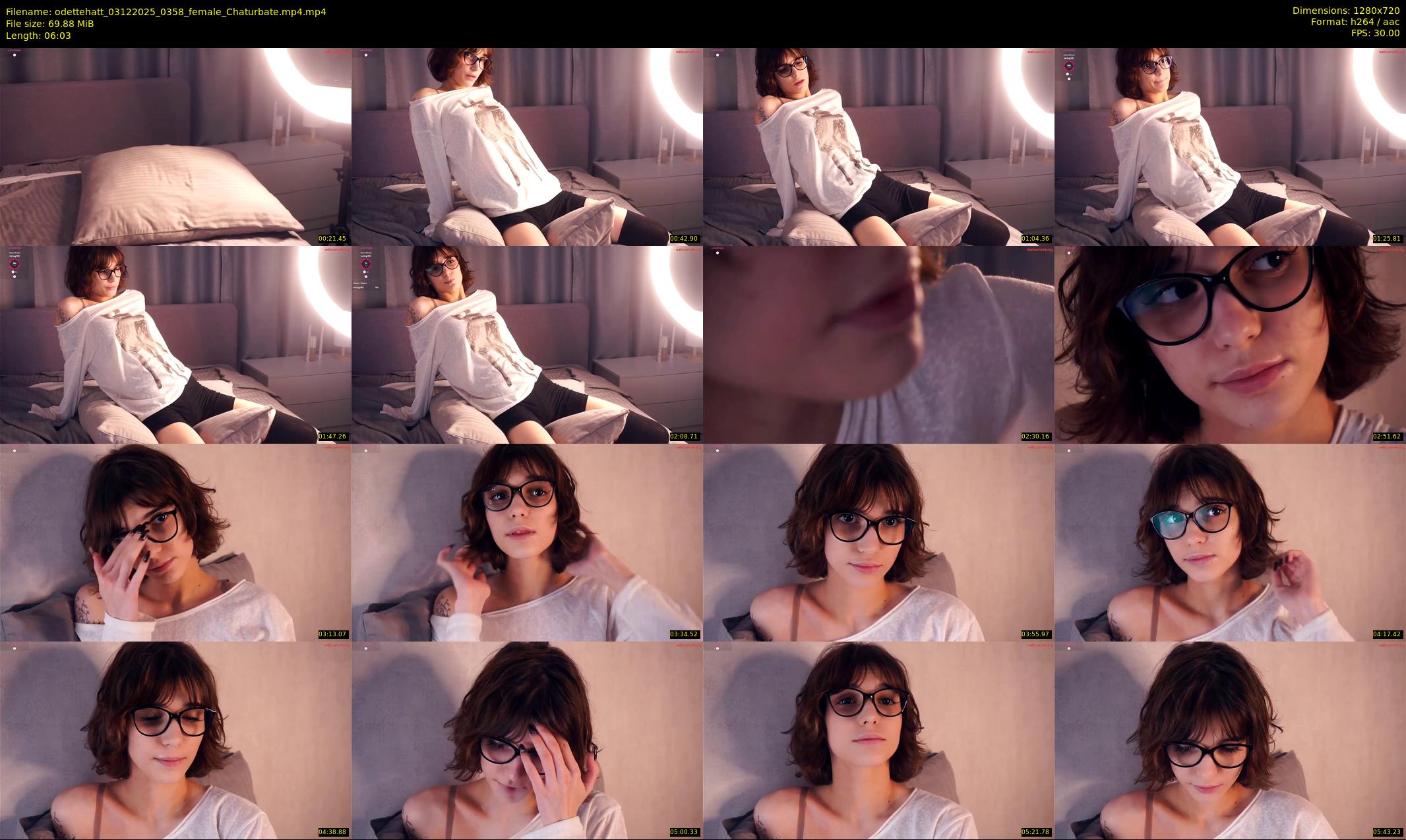odettehatt — 7 minute Chaturbate female cam show recording, 720p, Dec 3, 2025