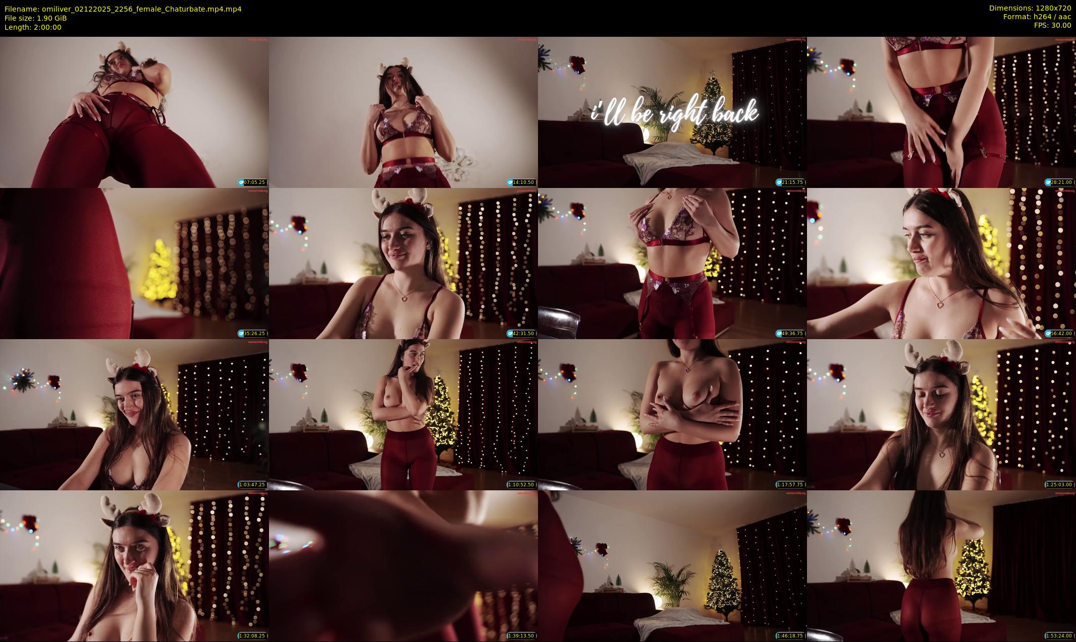 omiliver — 120 minute Chaturbate female cam show recording, 720p, Dec 2, 2025