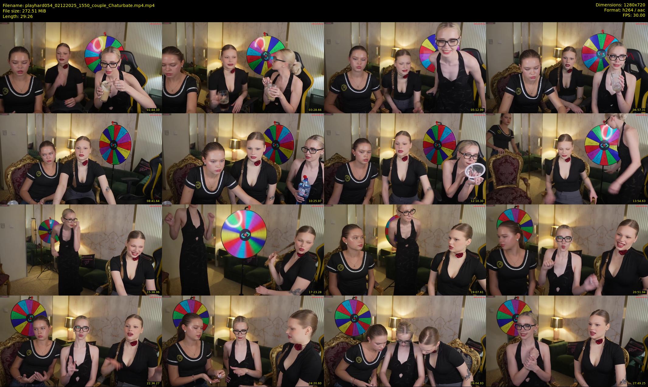 playhard054 — 30 minute Chaturbate couple cam show recording, 720p, Dec 2, 2025