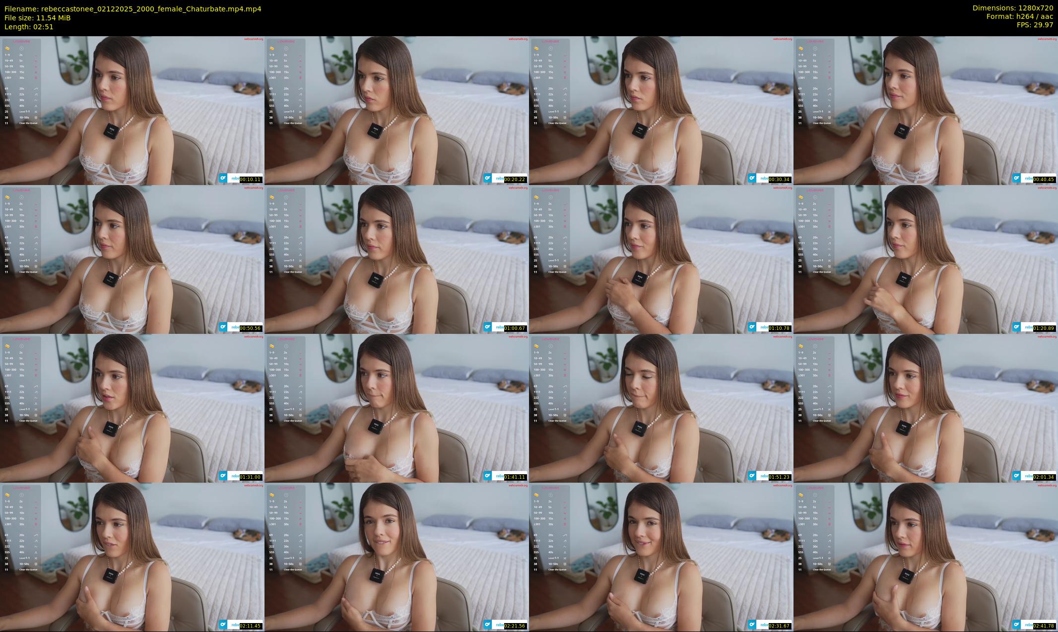 rebeccastonee — 3 minute Chaturbate female cam show recording, 720p, Dec 2, 2025