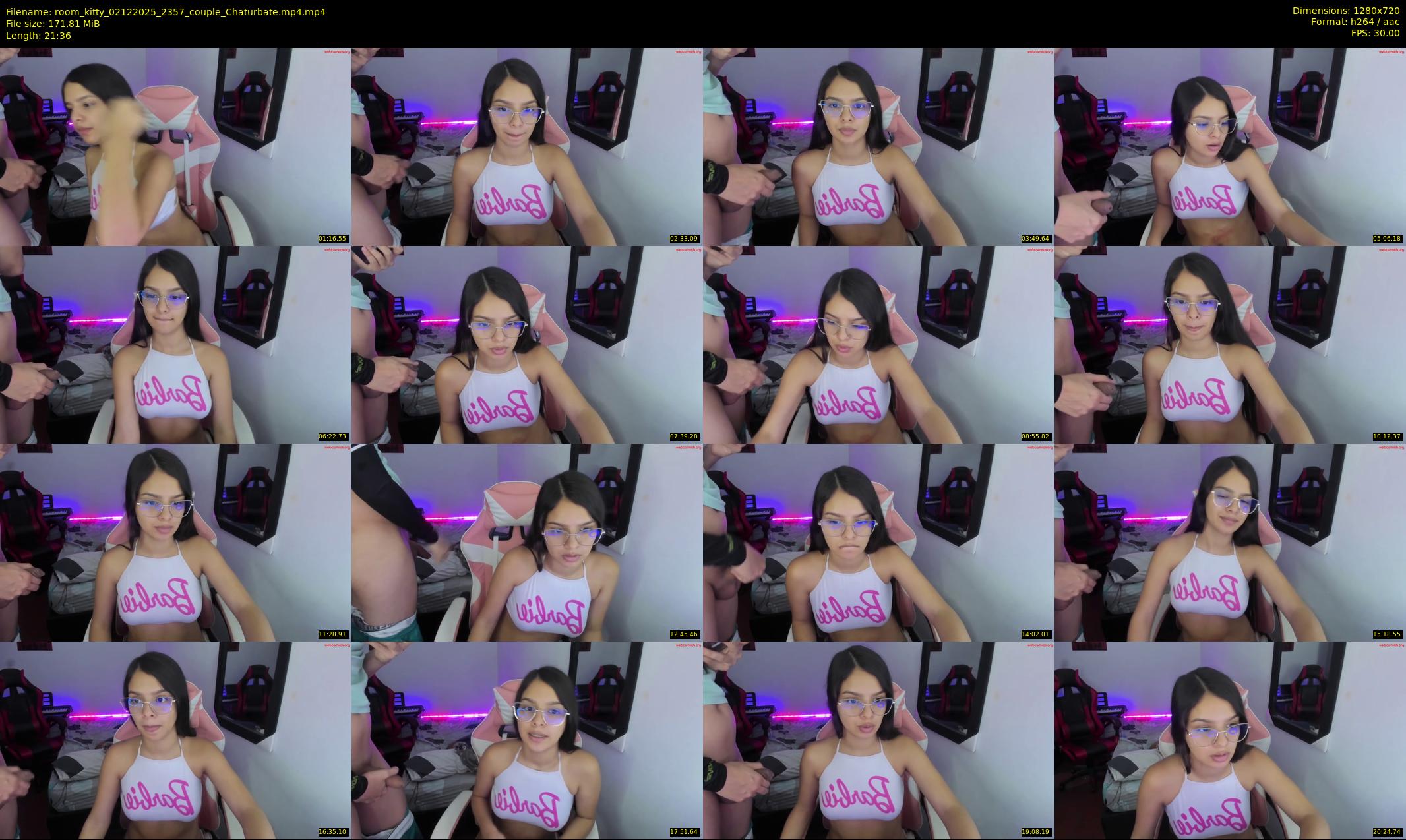 room_kitty — 22 minute Chaturbate couple cam show recording, 720p, Dec 2, 2025