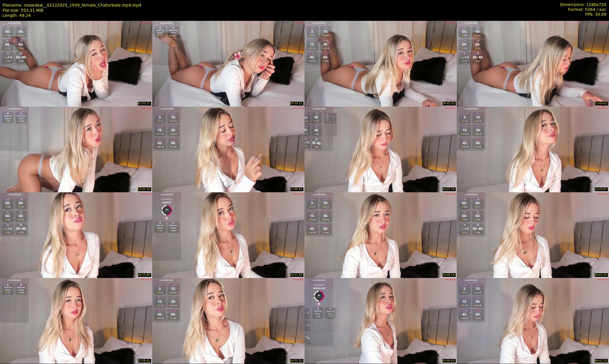 rossedaw_ — 50 minute Chaturbate female cam show recording, 720p, Dec 2, 2025