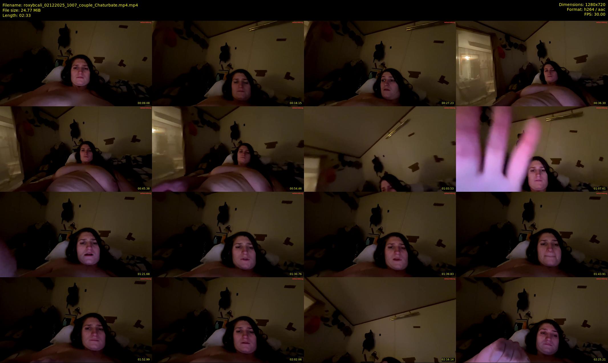 roxybcali — 3 minute Chaturbate couple cam show recording, 720p, Dec 2, 2025