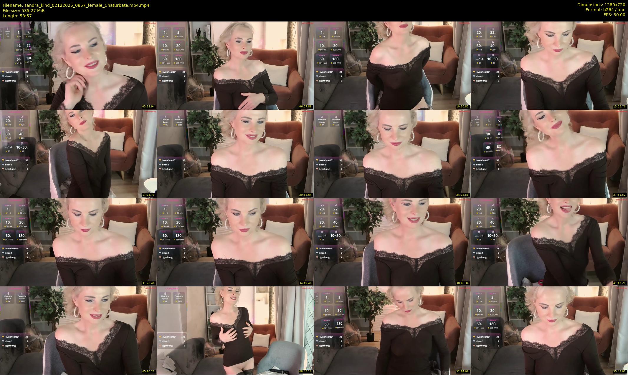 sandra_kind — 59 minute Chaturbate female cam show recording, 720p, Dec 2, 2025