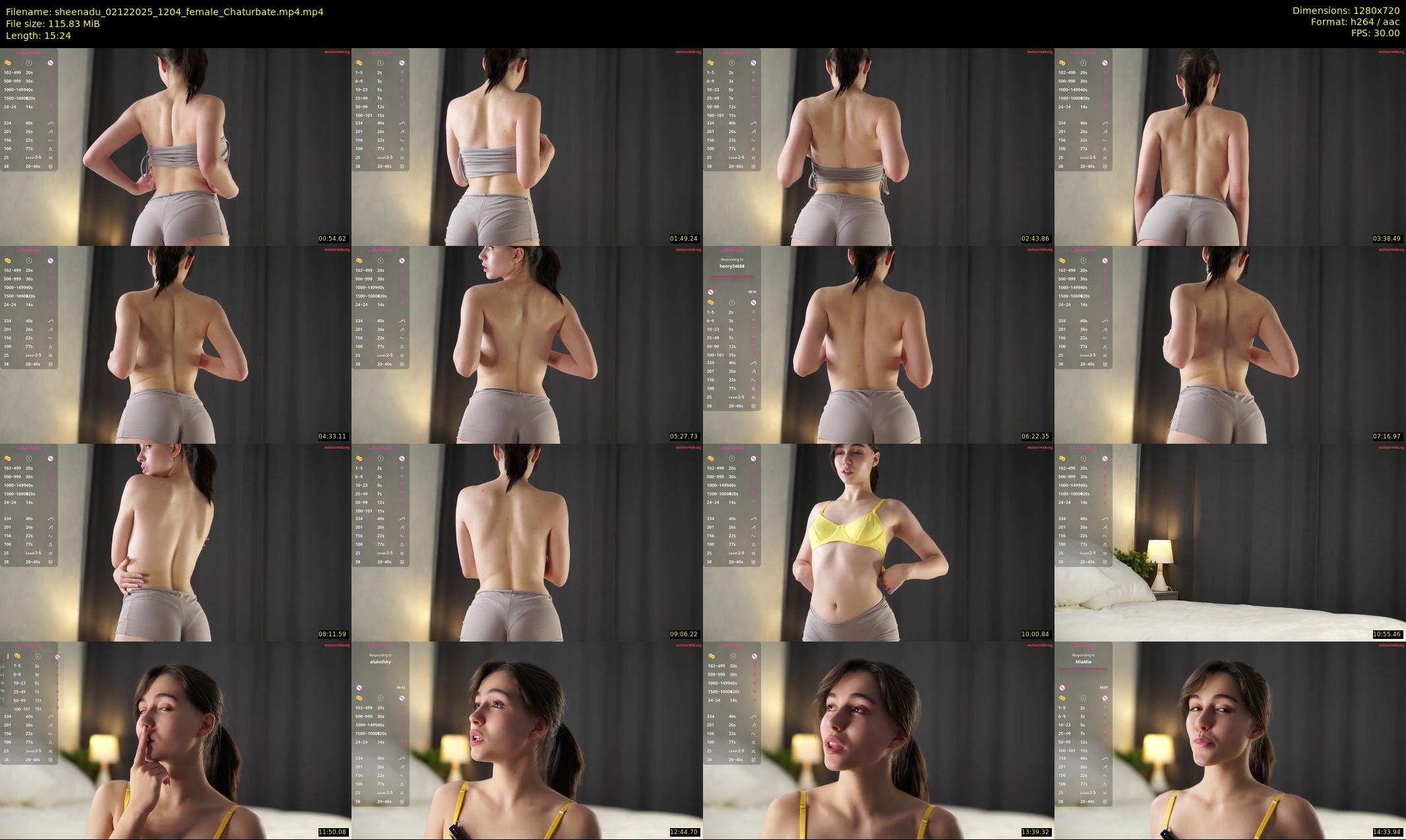 sheenadu — 16 minute Chaturbate female cam show recording, 720p, Dec 2, 2025