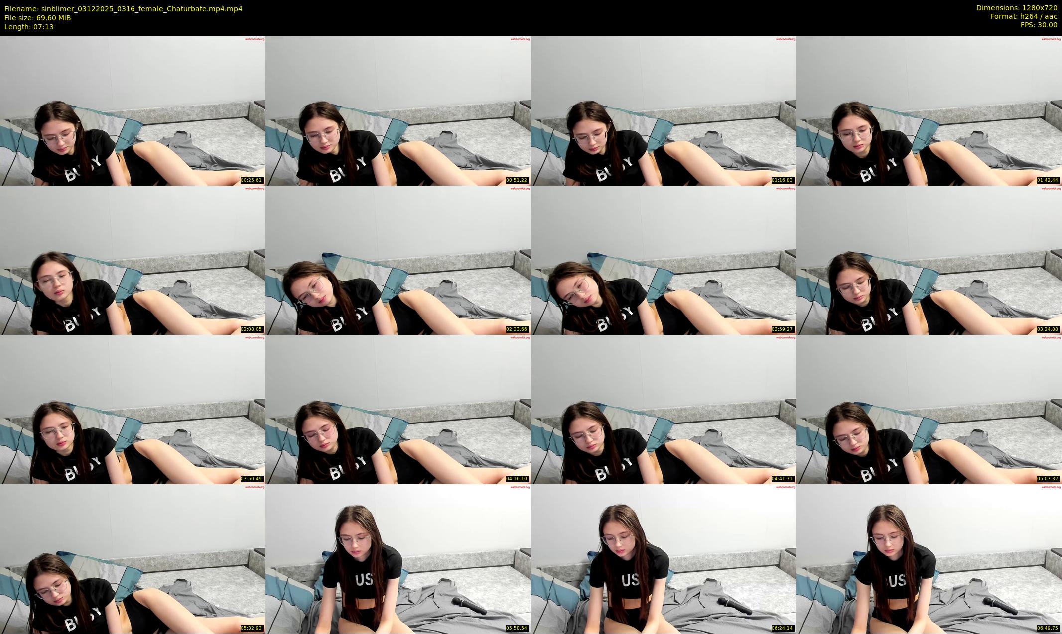 sinblimer — 8 minute Chaturbate female cam show recording, 720p, Dec 3, 2025