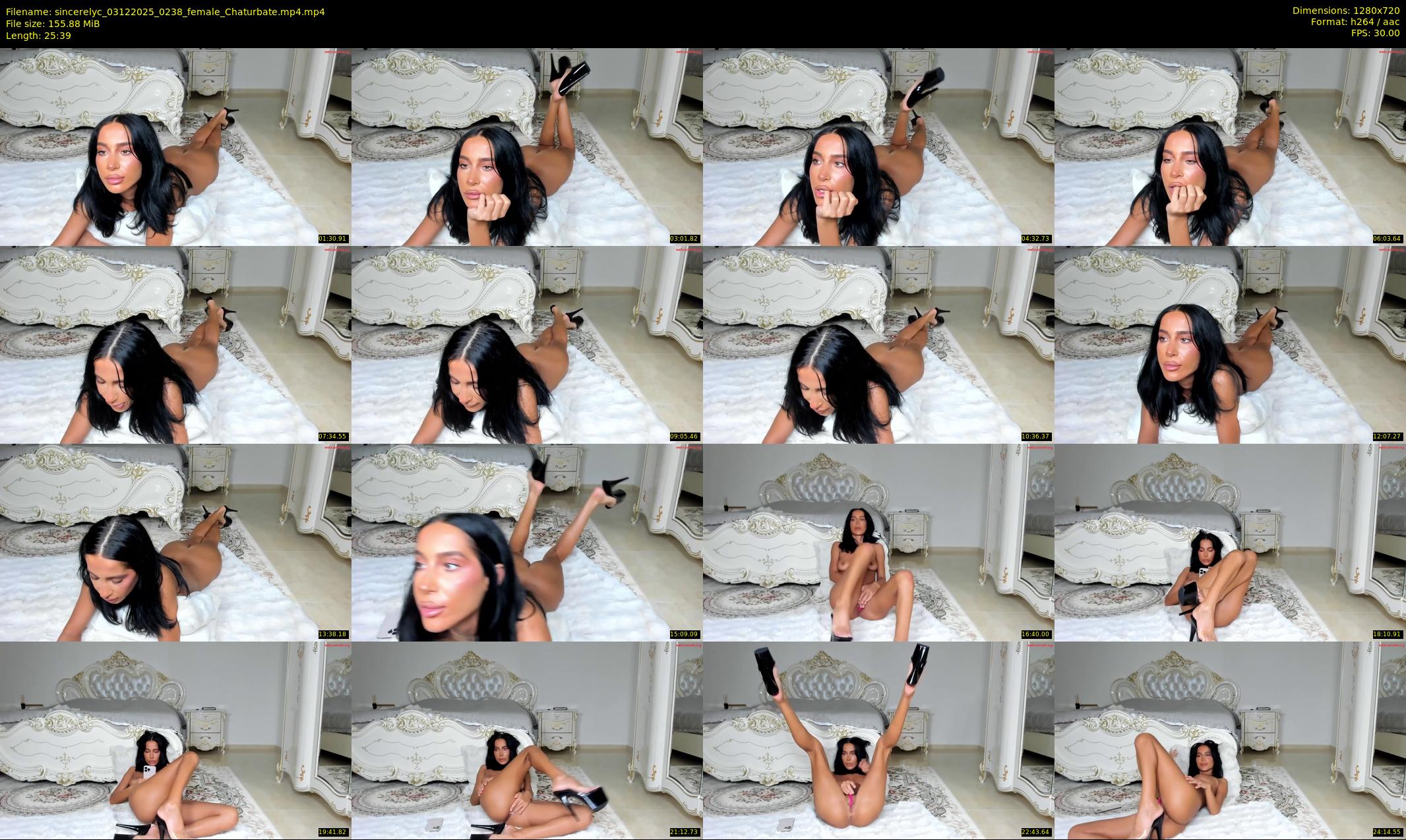 sincerelyc — 26 minute Chaturbate female cam show recording, 720p, Dec 3, 2025