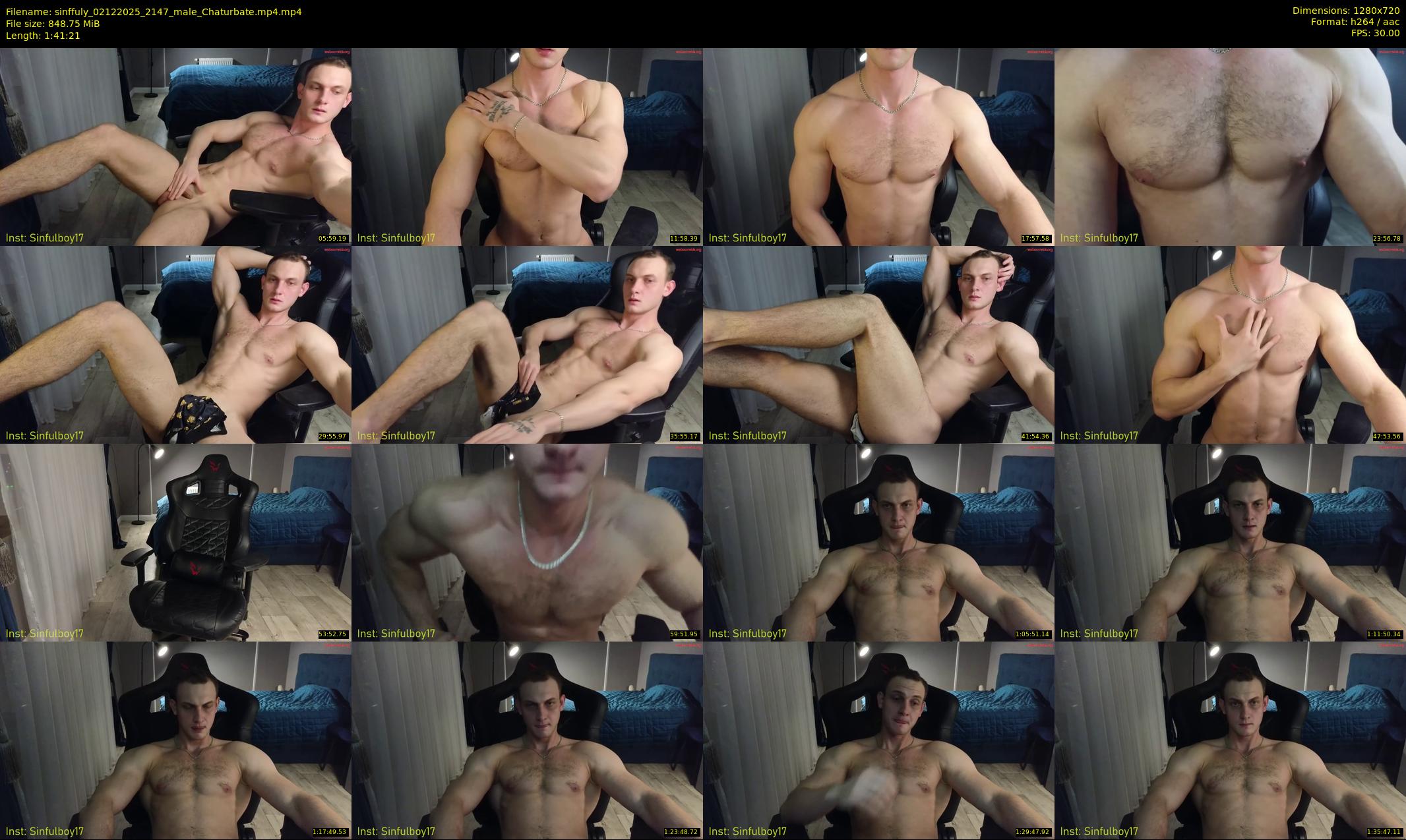 sinffuly — 102 minute Chaturbate male cam show recording, 720p, Dec 2, 2025