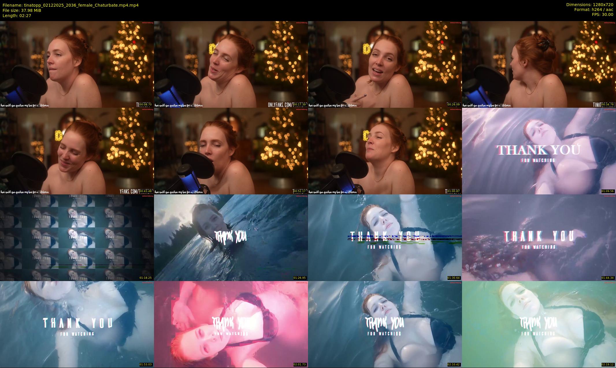 tinatopp — 3 minute Chaturbate female cam show recording, 720p, Dec 2, 2025