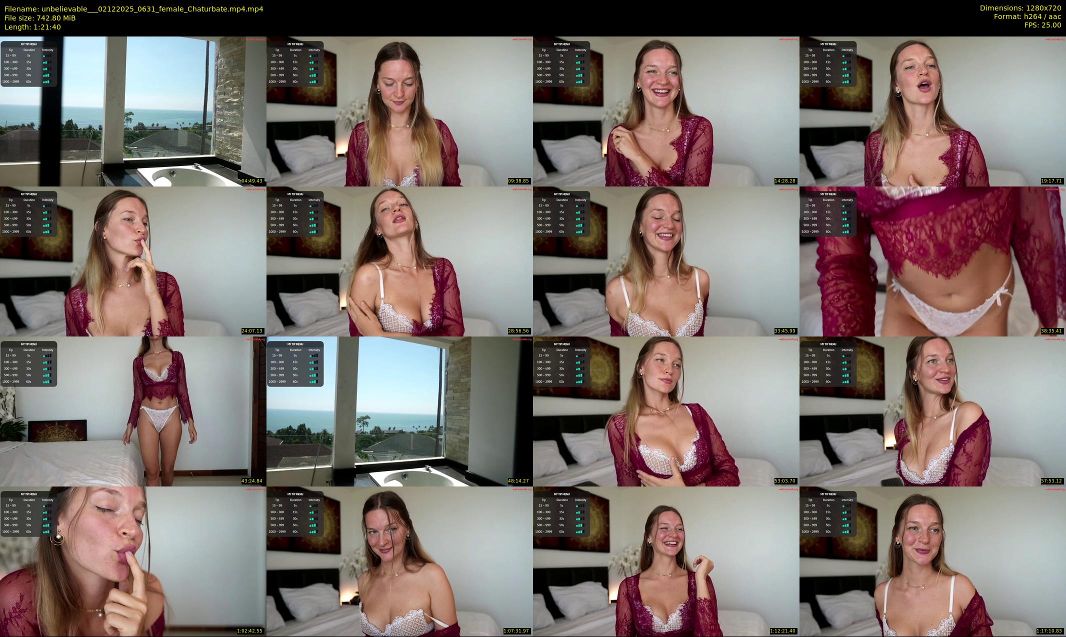 unbelievable__ — 82 minute Chaturbate female cam show recording, 720p, Dec 2, 2025