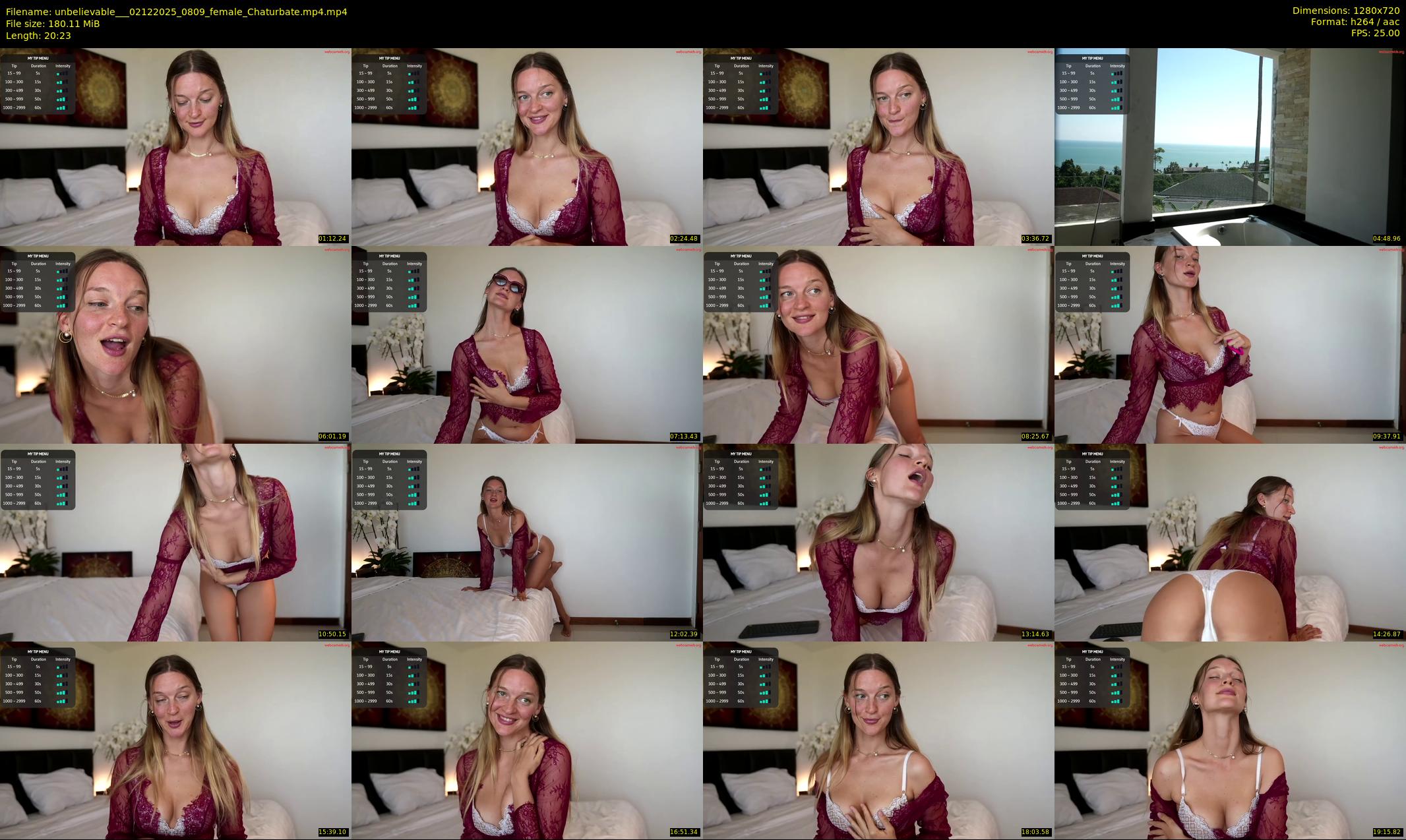unbelievable__ — 21 minute Chaturbate female cam show recording, 720p, Dec 2, 2025