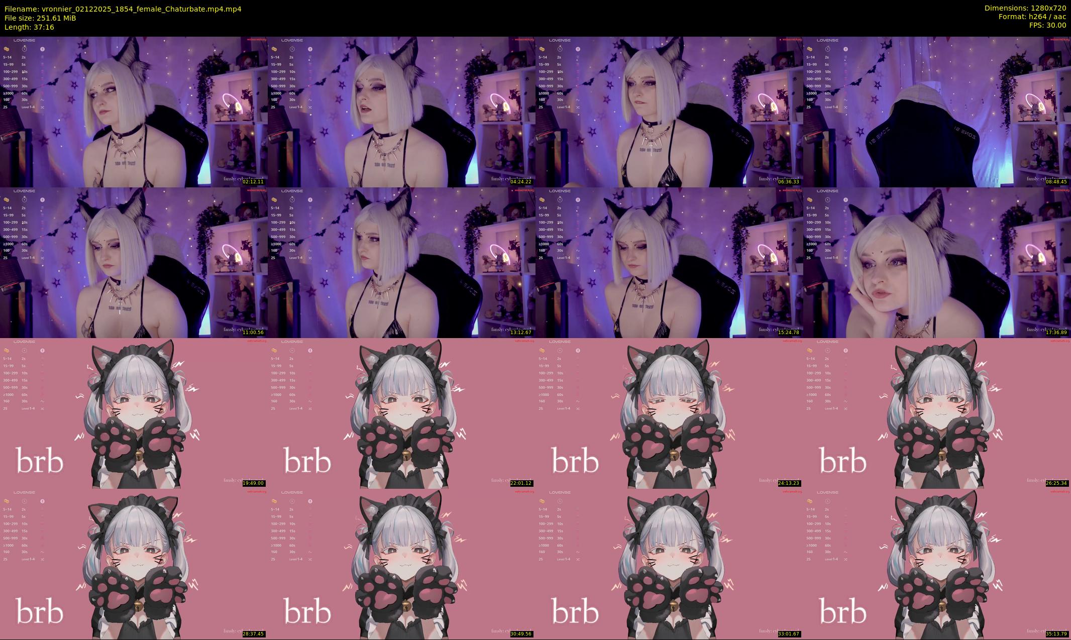 vronnier — 38 minute Chaturbate female cam show recording, 720p, Dec 2, 2025