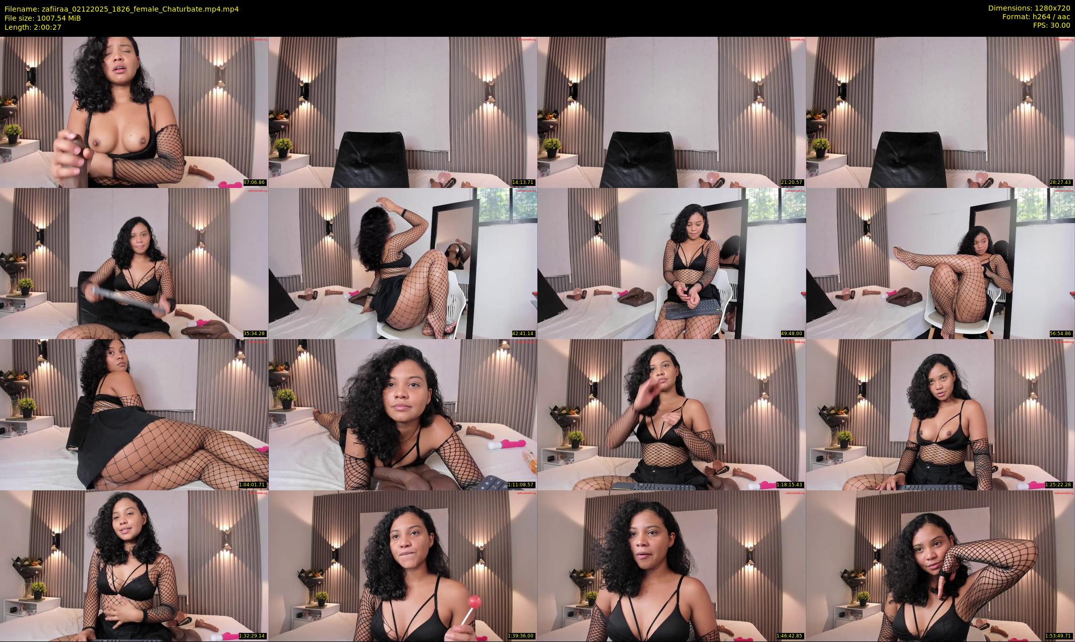zafiiraa — 121 minute Chaturbate female cam show recording, 720p, Dec 2, 2025