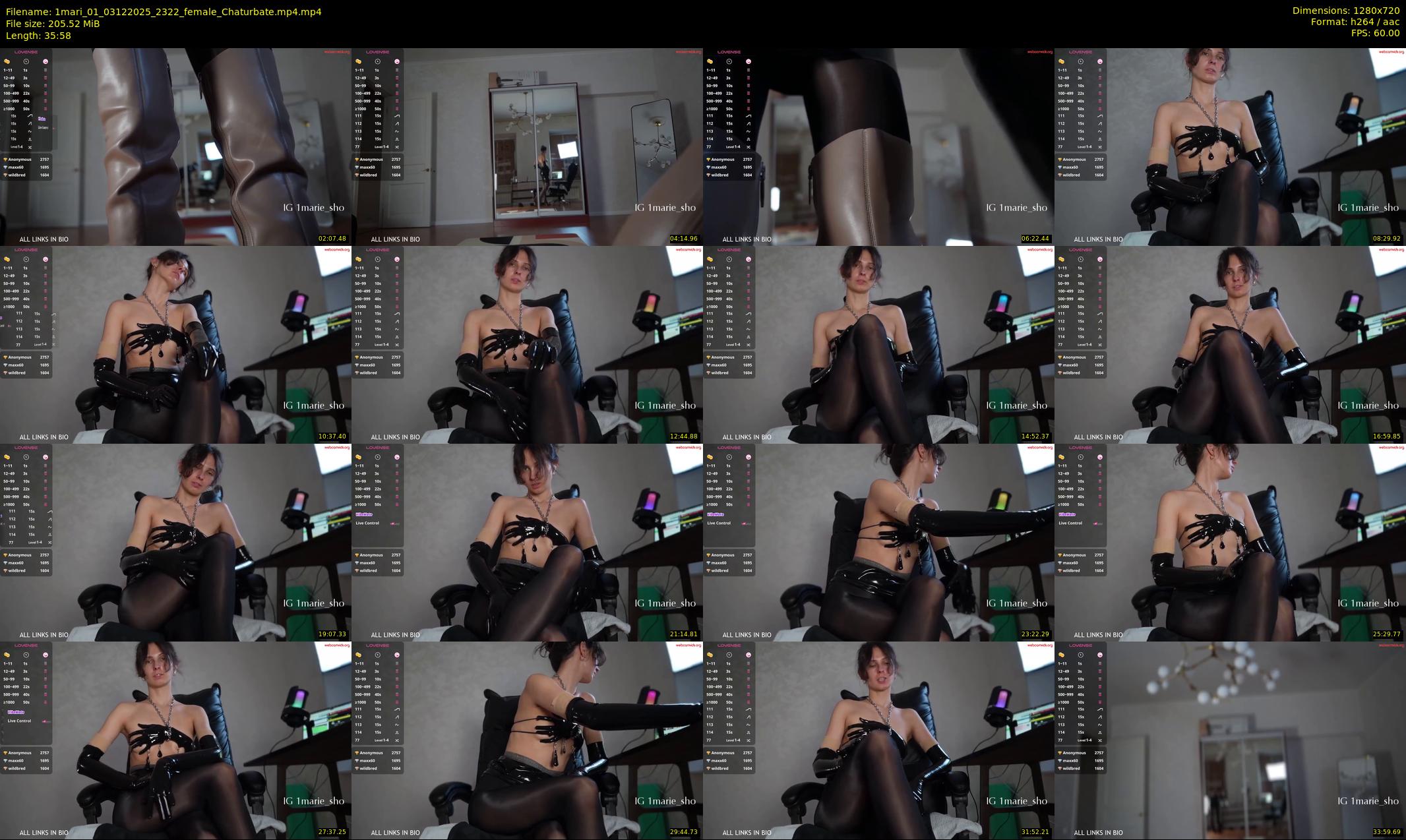 1mari_01 — 36 minute Chaturbate female cam show recording, 720p, Dec 3, 2025
