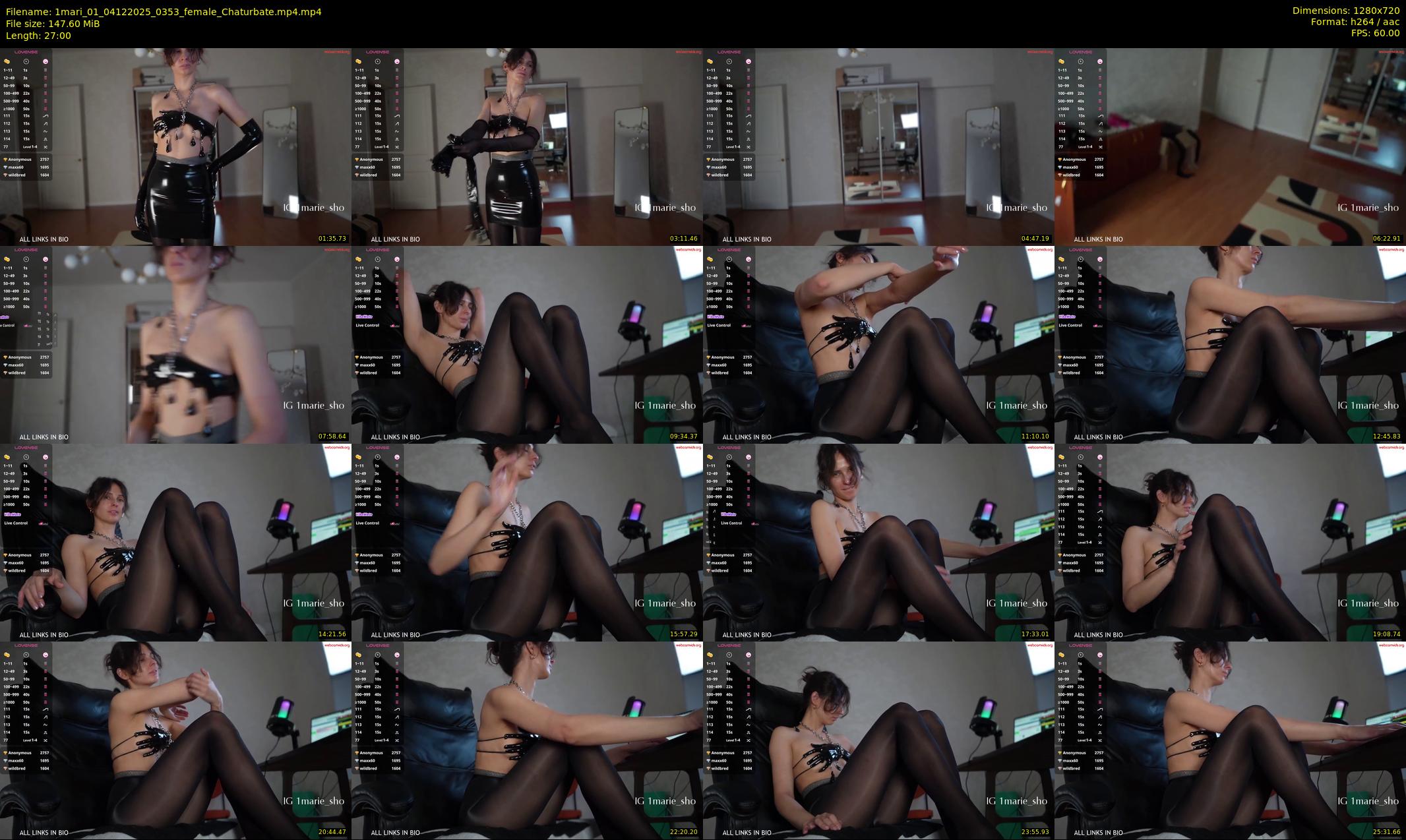 1mari_01 — 27 minute Chaturbate female cam show recording, 720p, Dec 4, 2025