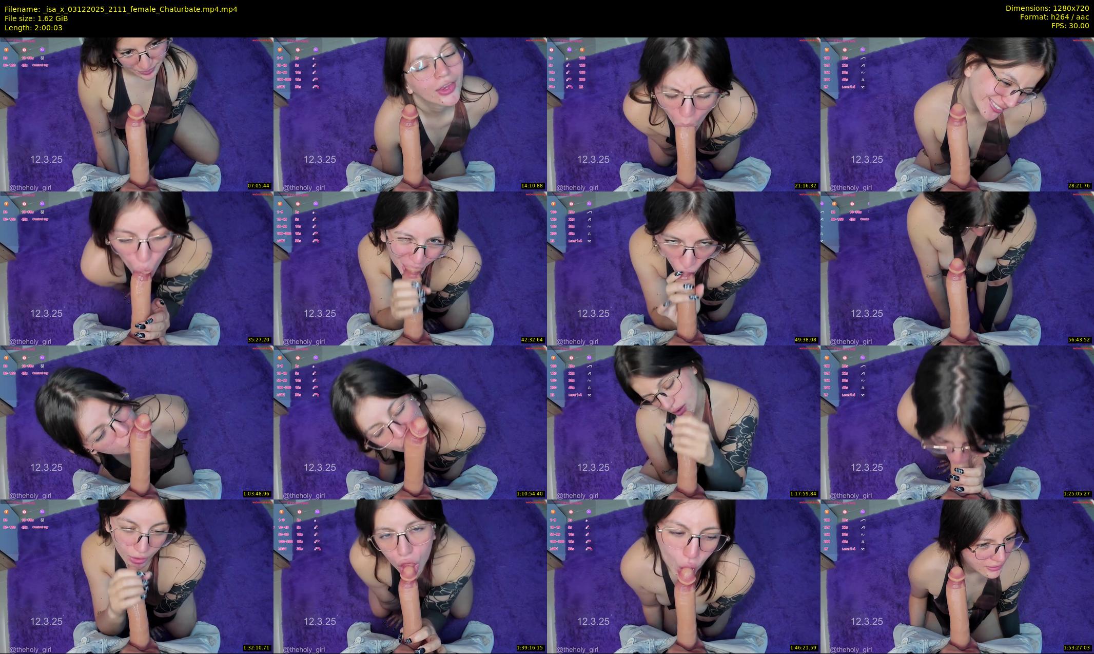 _isa_x — 121 minute Chaturbate female cam show recording, 720p, Dec 3, 2025